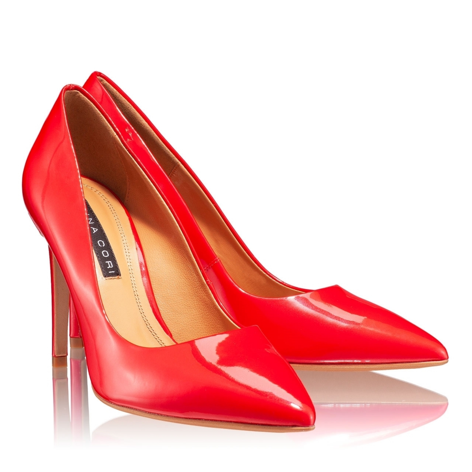 Pantofi Eleganti Dama 4332 Lac Sidef Rosu