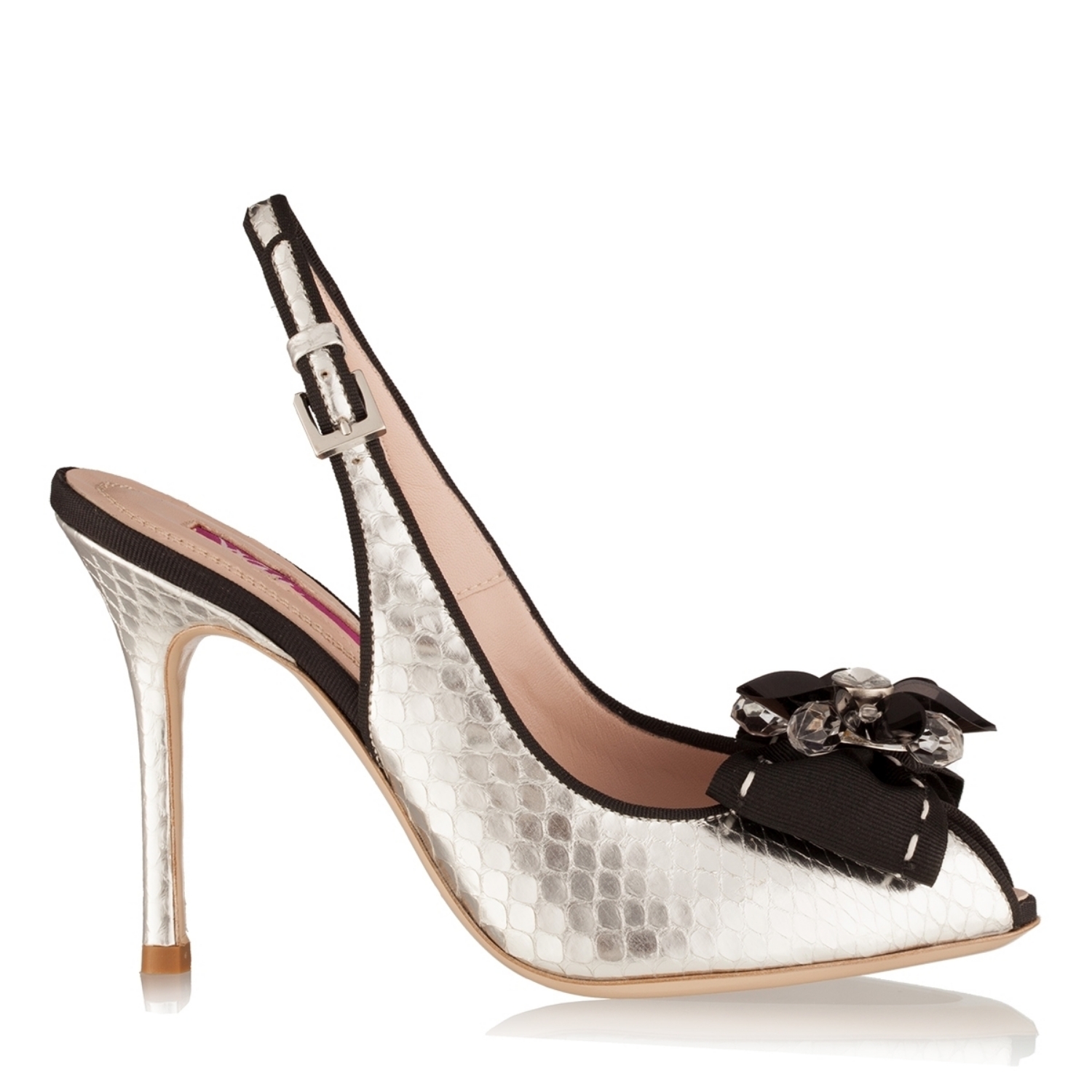 Sandale Dama 3334 Pitone Argento