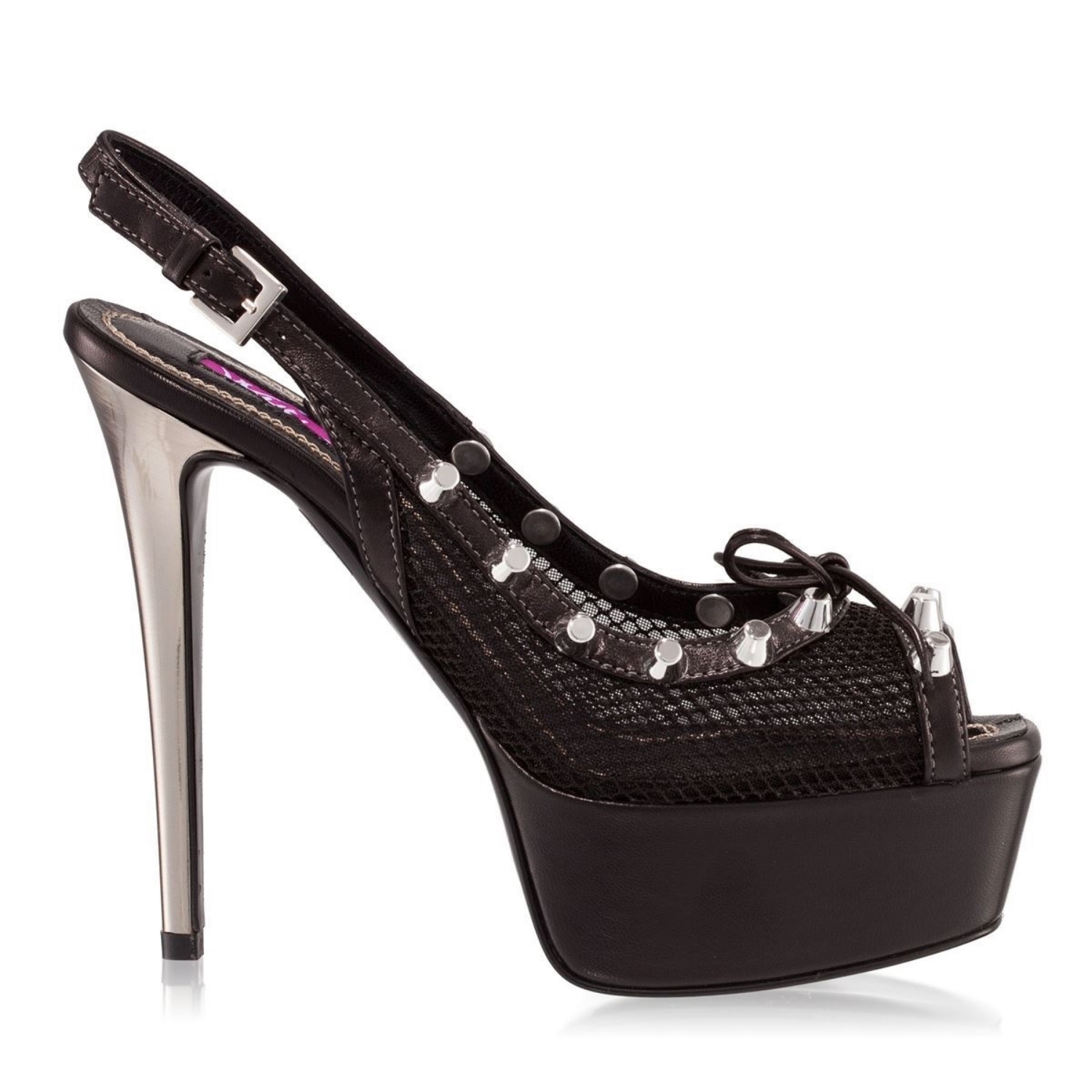 Imagine Sandale Dama 3010 Vit+Rete Negru