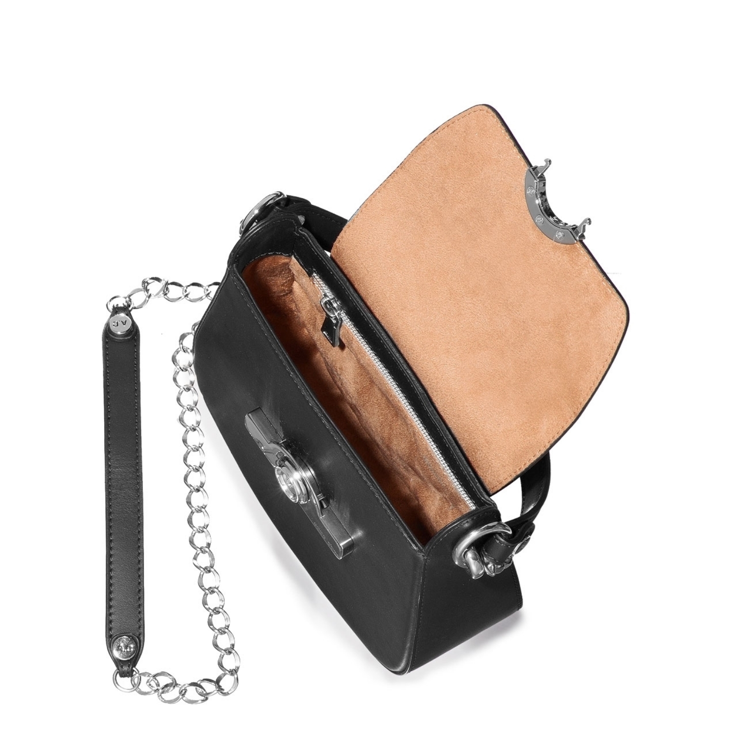 Imagine Geanta de umar DANYA Saffiano Negru