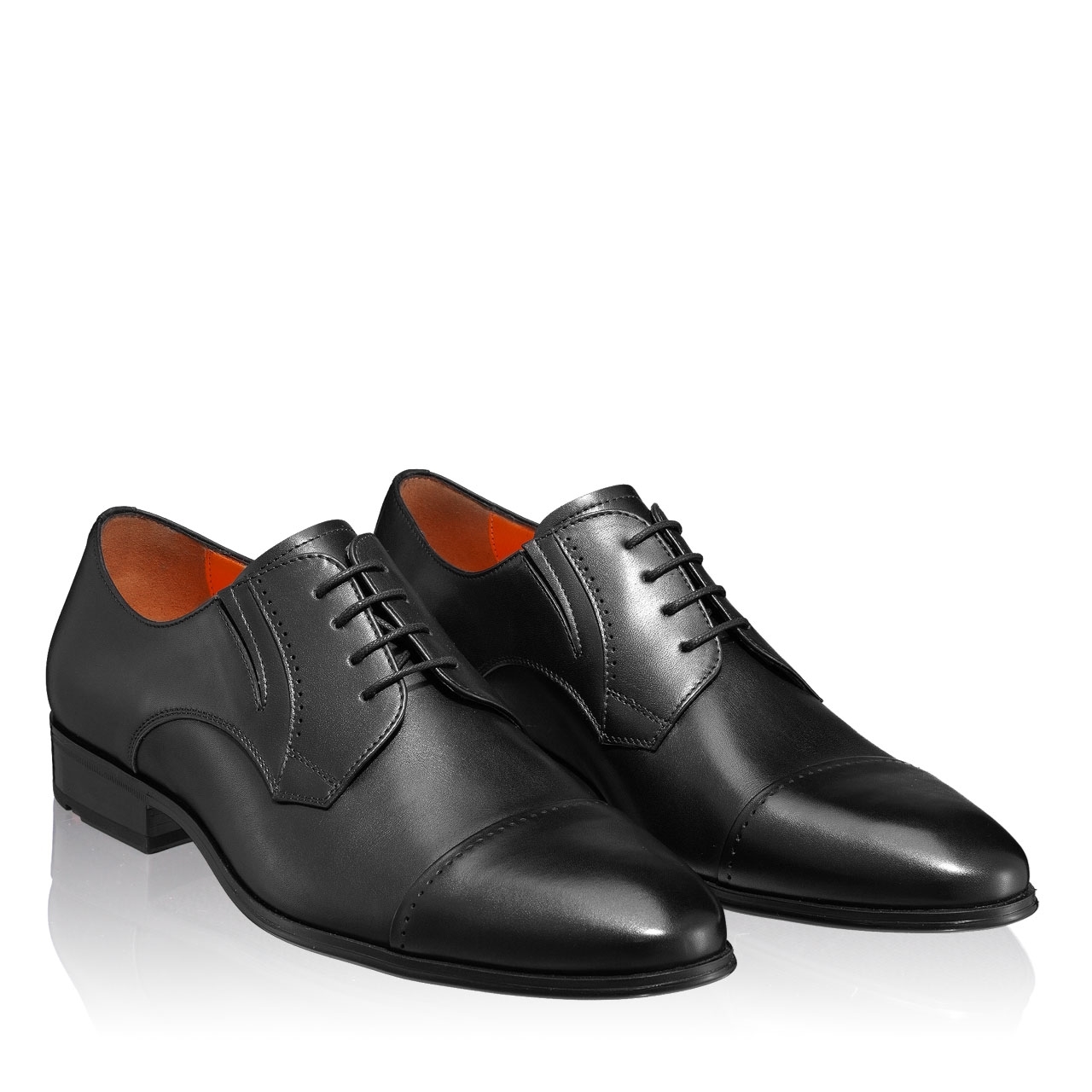Imagine Pantofi Eleganti Barbati 6850 Vitello Negru
