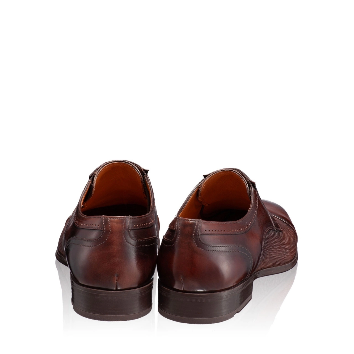 Imagine Pantofi Eleganti Barbati 6858 Vitello Foro Maro