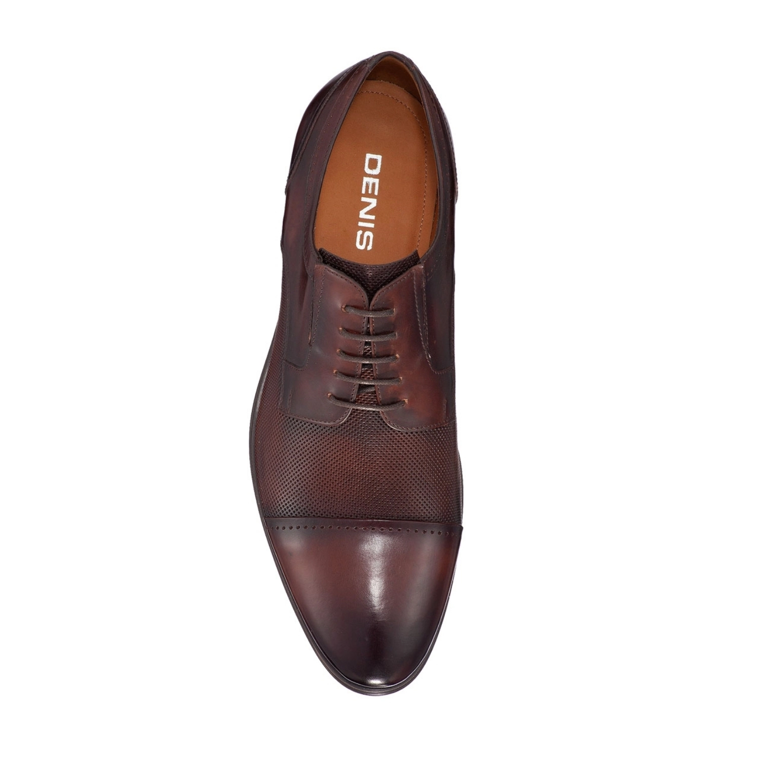 Imagine Pantofi Eleganti Barbati 6858 Vitello Foro Maro