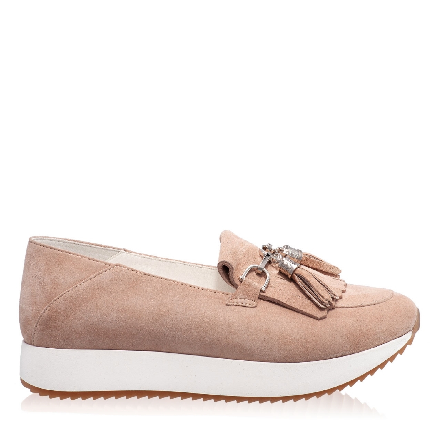 Imagine Pantofi Casual Dama 5578 Crosta Carne