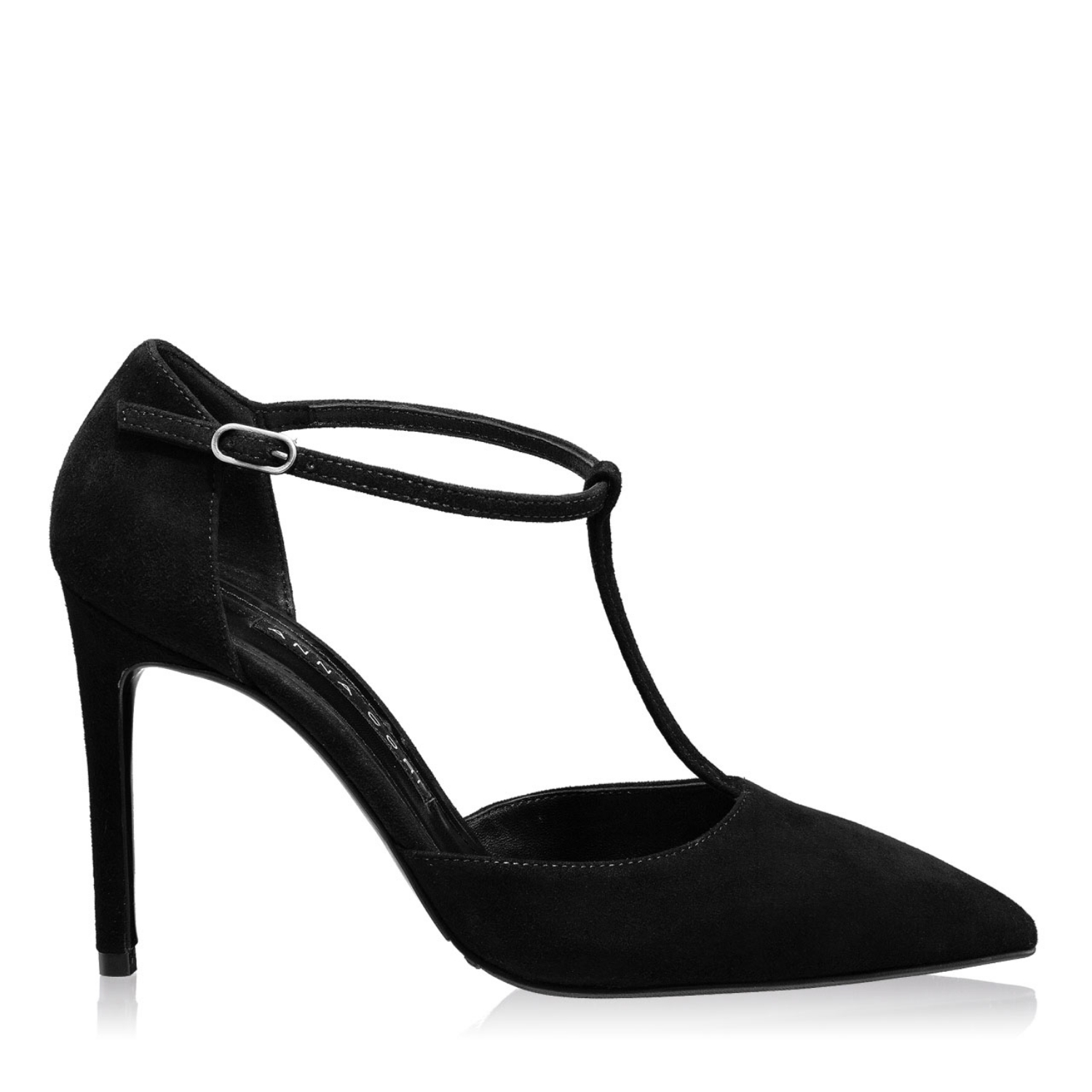 Imagine Pantofi Eleganti Dama 5517 Camoscio Negru