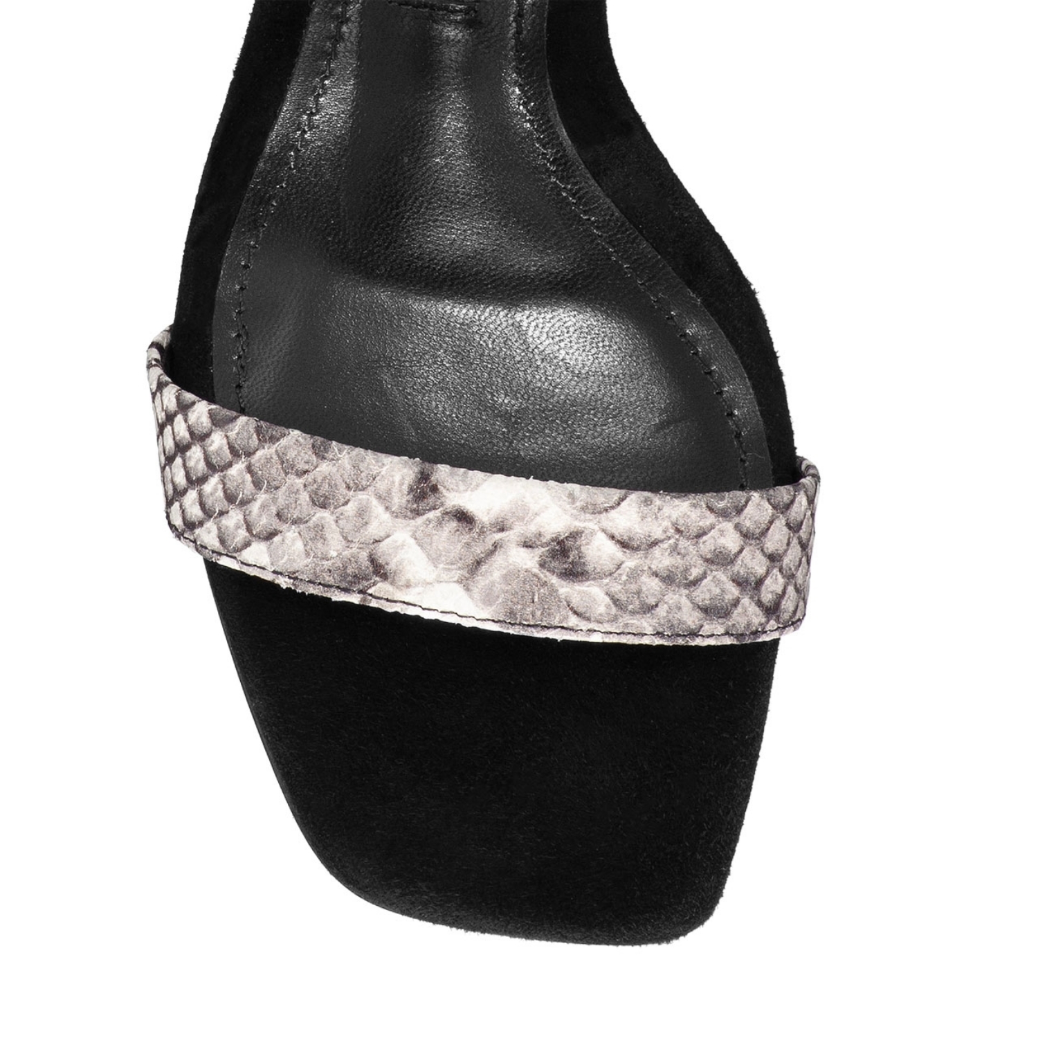 Imagine Sandale Dama 5103 Cam Negru+Pit Bianco