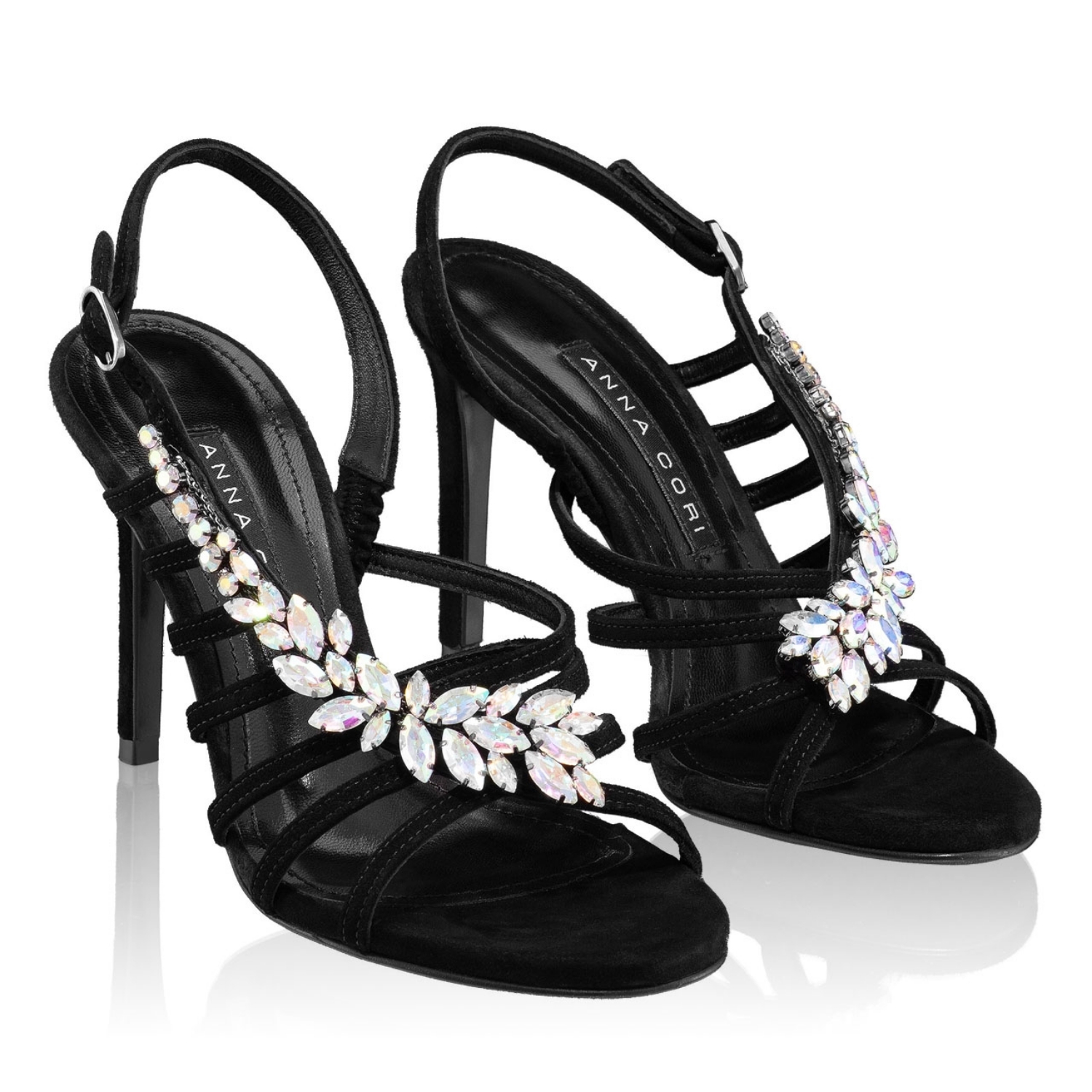 Imagine Sandale Dama 5558 Camoscio Negru