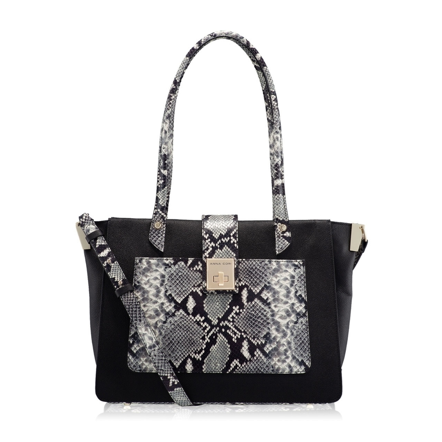 Geanta de umar BYA Saff Negru+Pit Grafite