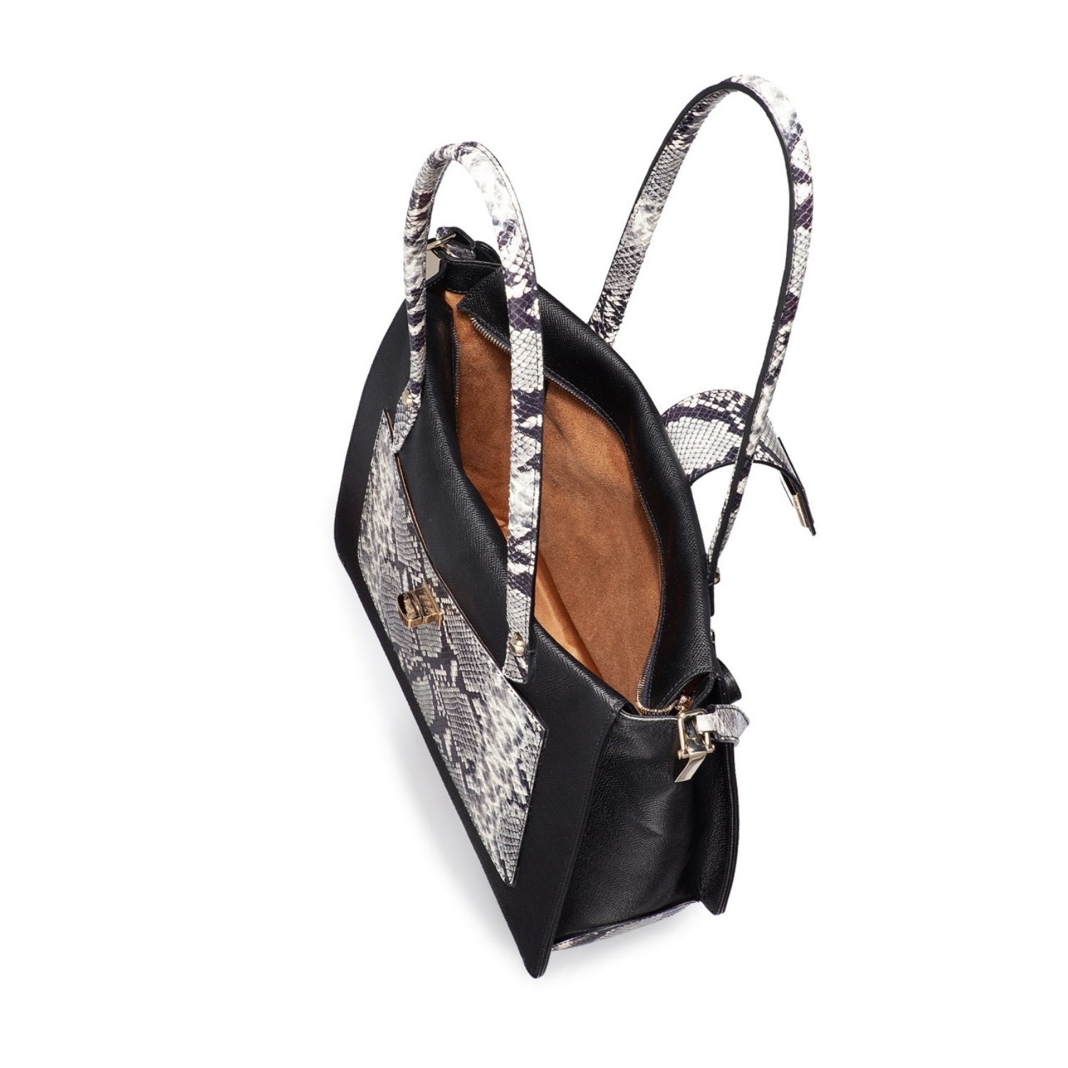 Imagine Geanta de umar BYA Saff Negru+Pit Grafite