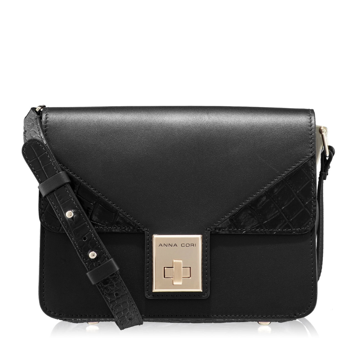 Imagine Geanta de umar BELLONA Vit+Cocco Negru