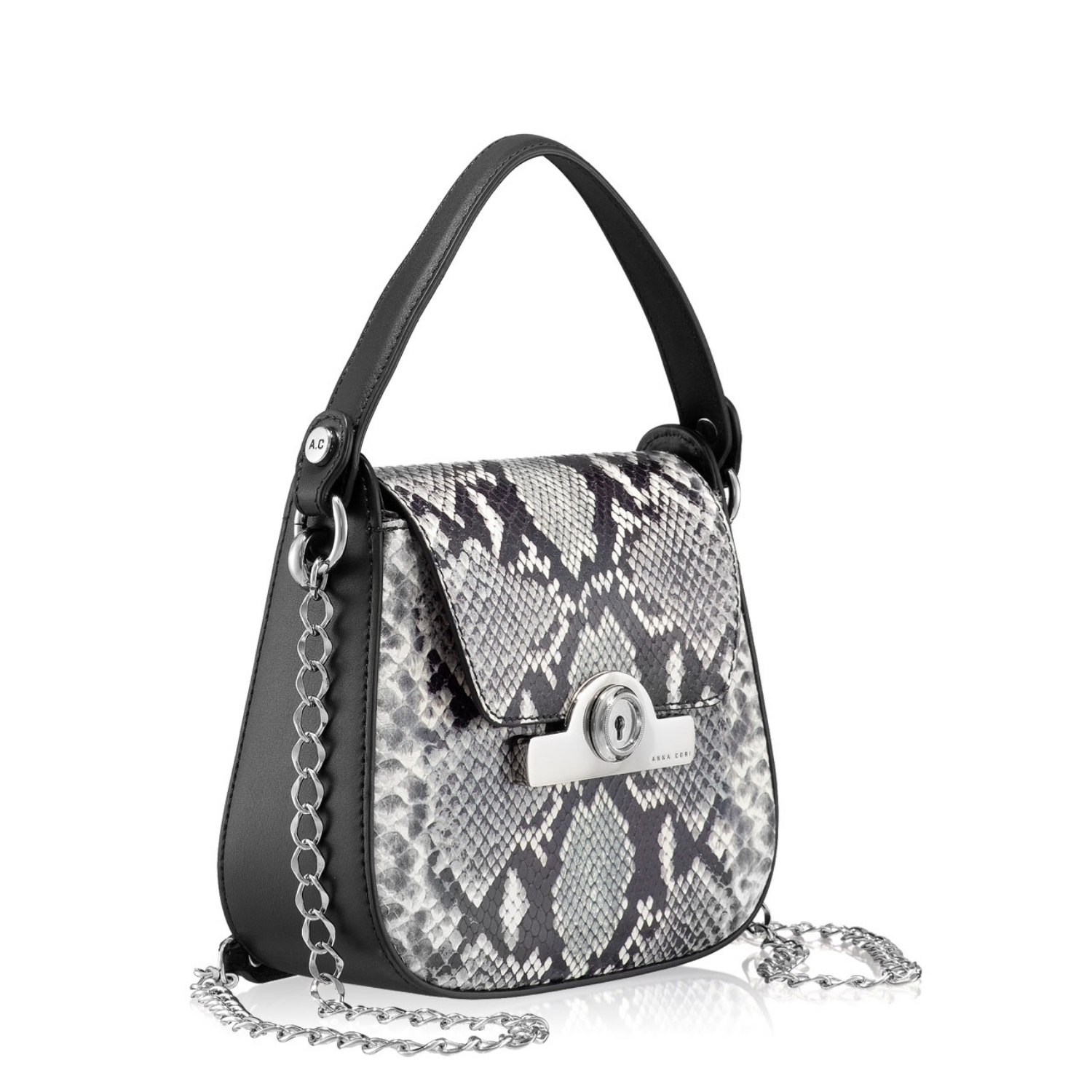 Imagine DANYA VIT NEGRU+PIT GRAFITE