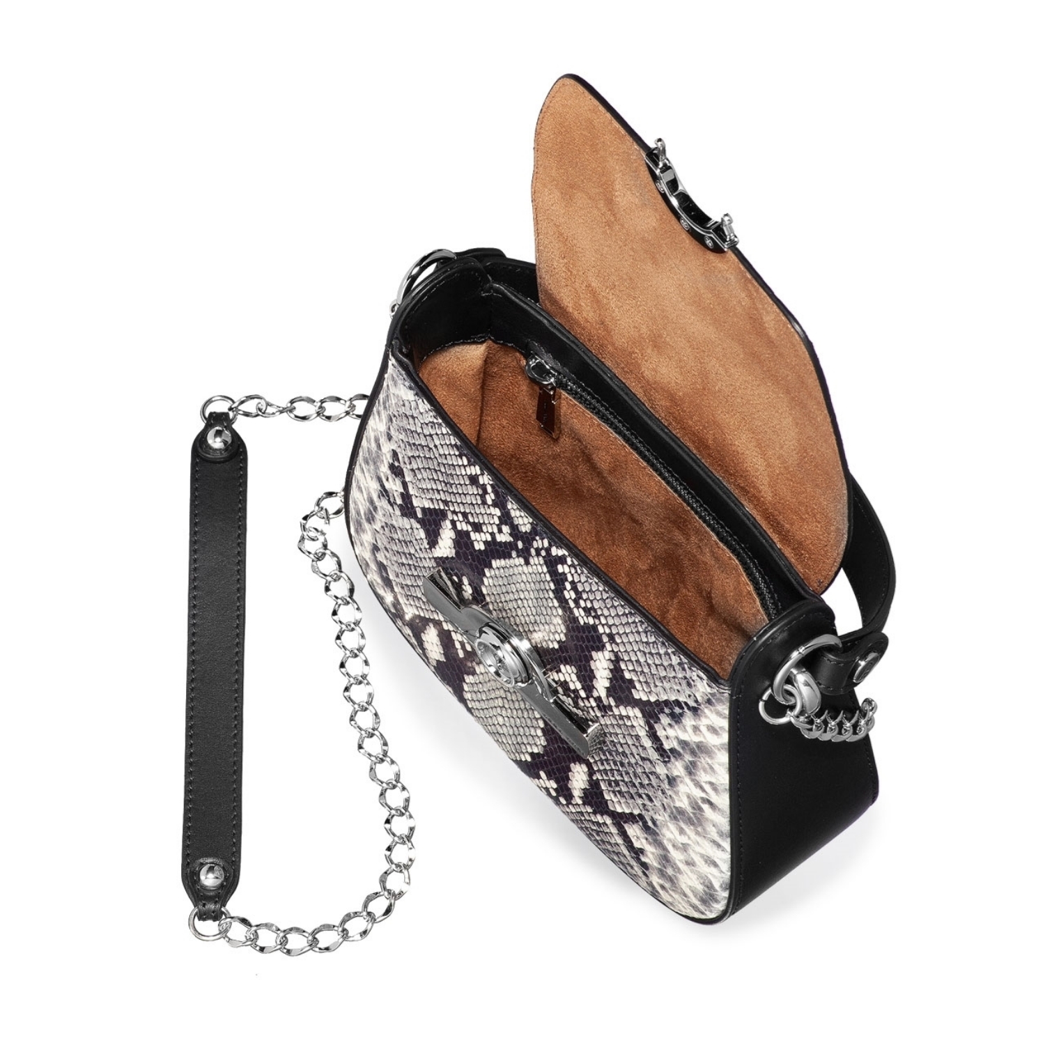 Imagine DANYA VIT NEGRU+PIT GRAFITE