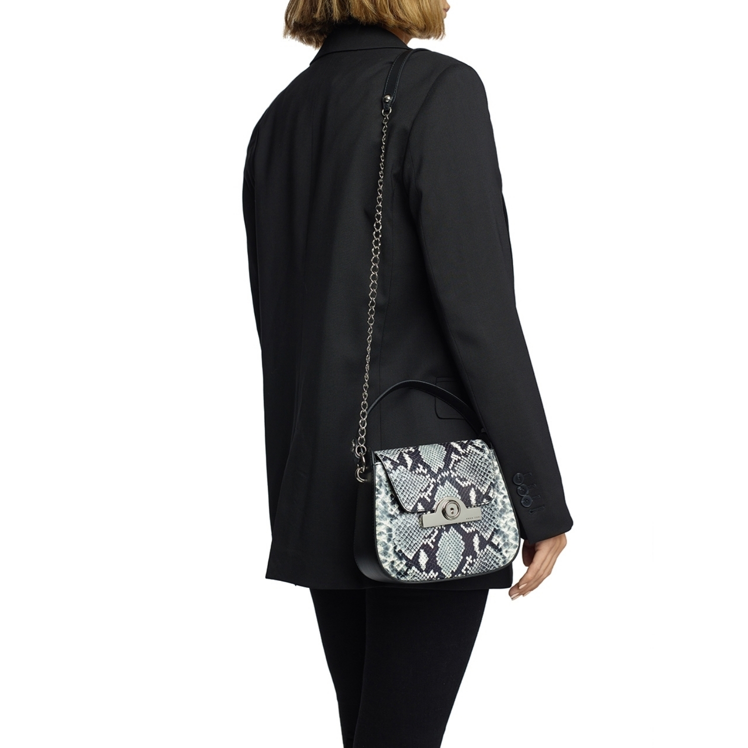 Imagine DANYA VIT NEGRU+PIT GRAFITE