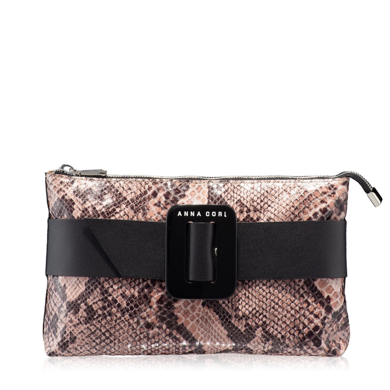 Imagine Geanta de Umar SEMIDA Nappa Negru+Pit Carne