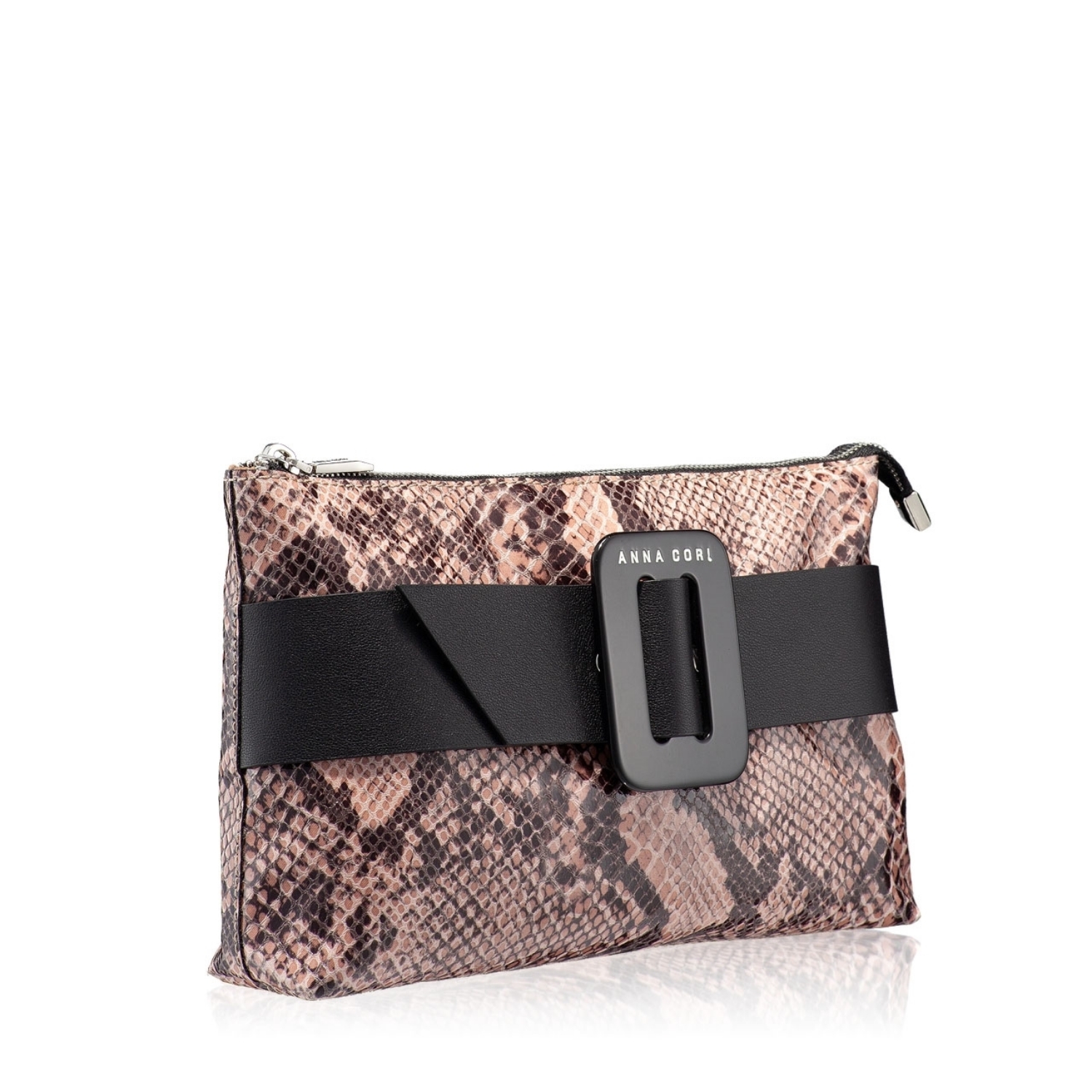 Imagine Geanta de Umar SEMIDA Nappa Negru+Pit Carne