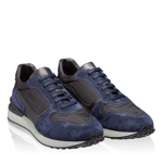 Imagine Pantofi sport 6901 Crosta Blue+Tesut Negru