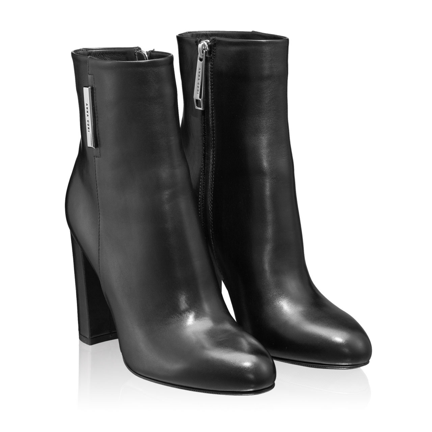 Imagine Botine Dama 5607 Vitello Negru