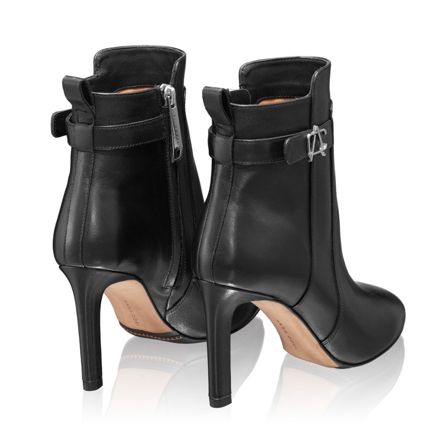 Imagine Botine Dama 5632 Vitello Negru