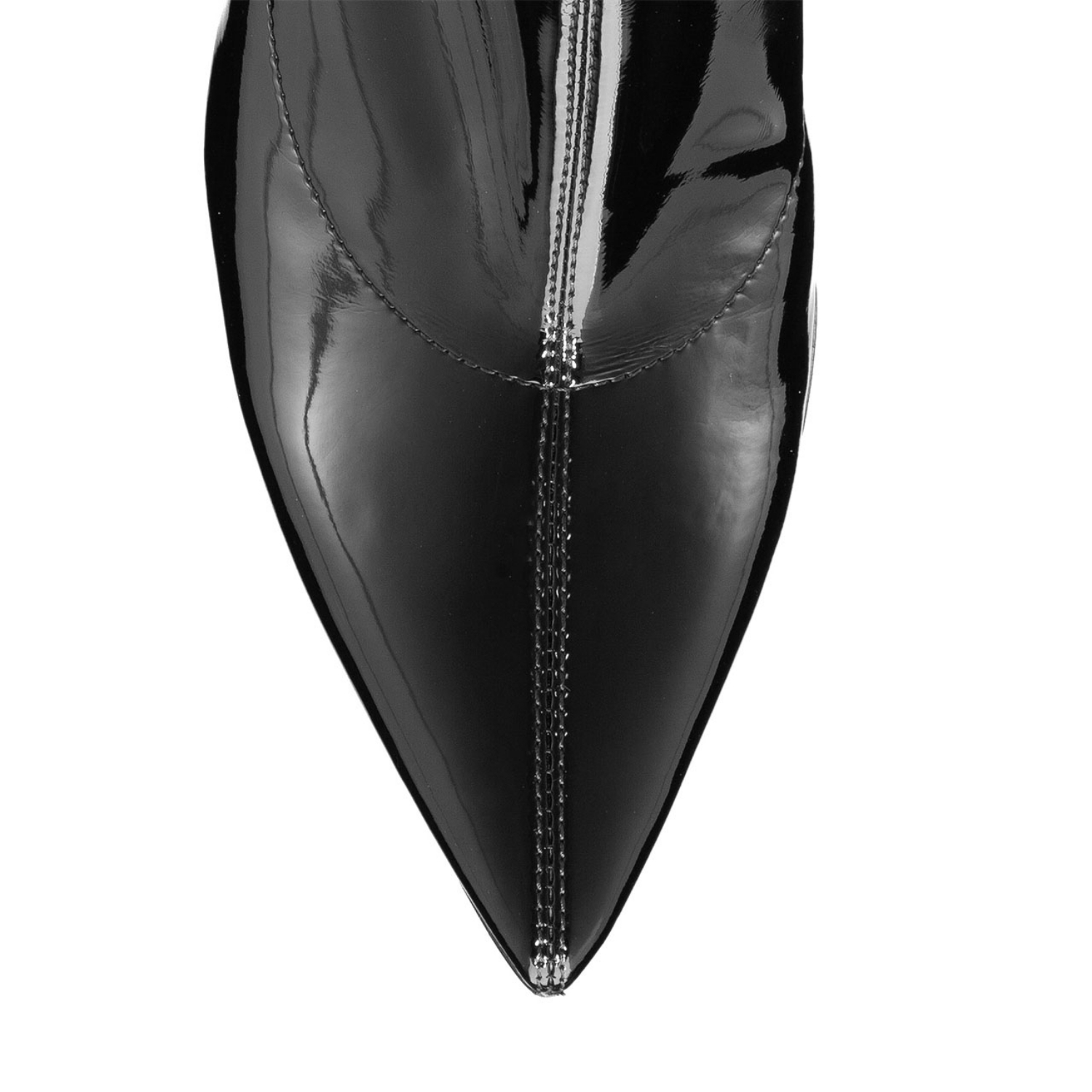 Imagine Botine dama 5754 Lac+Stretch Negru