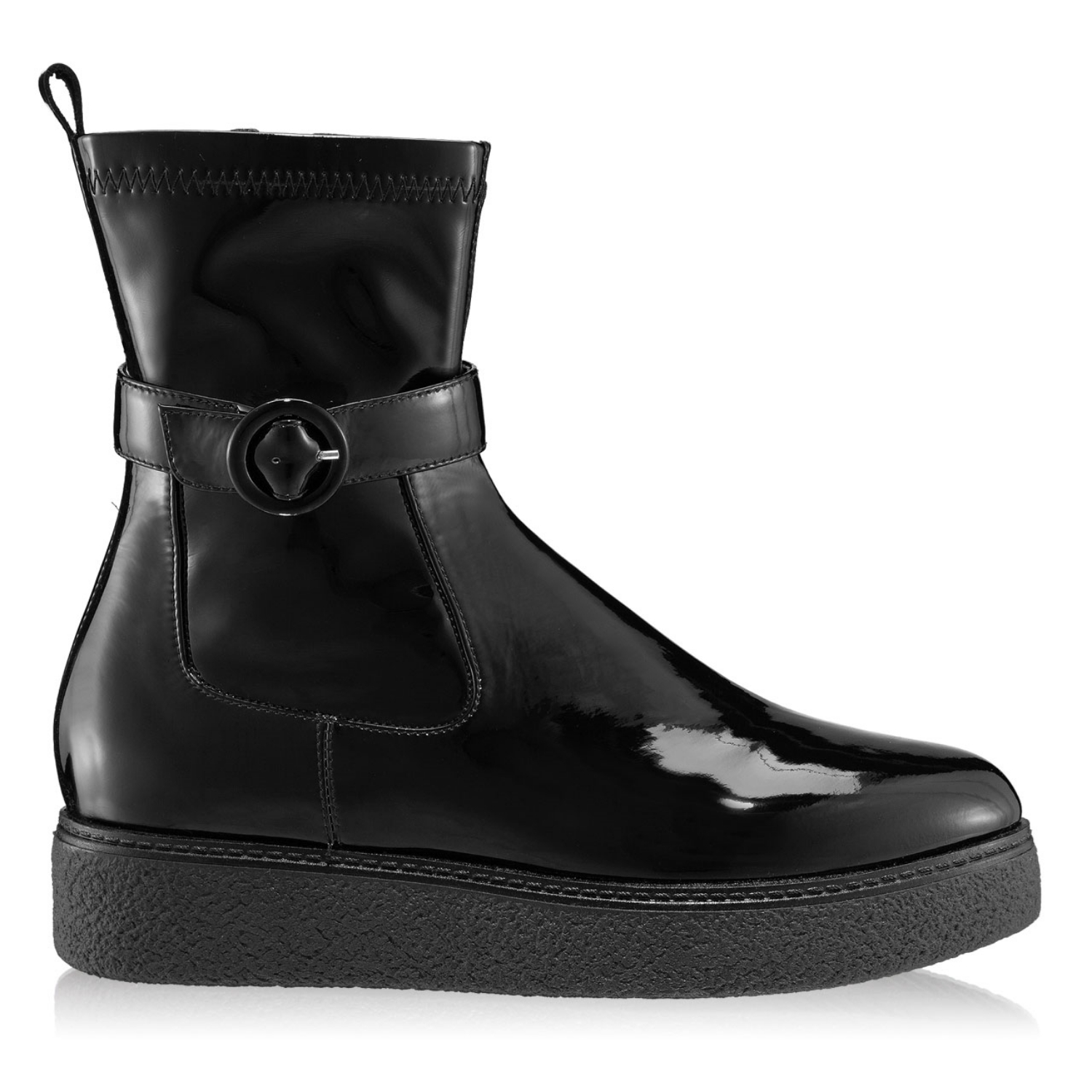 Imagine Ghete Dama 4732 Lac+Stretch Negru