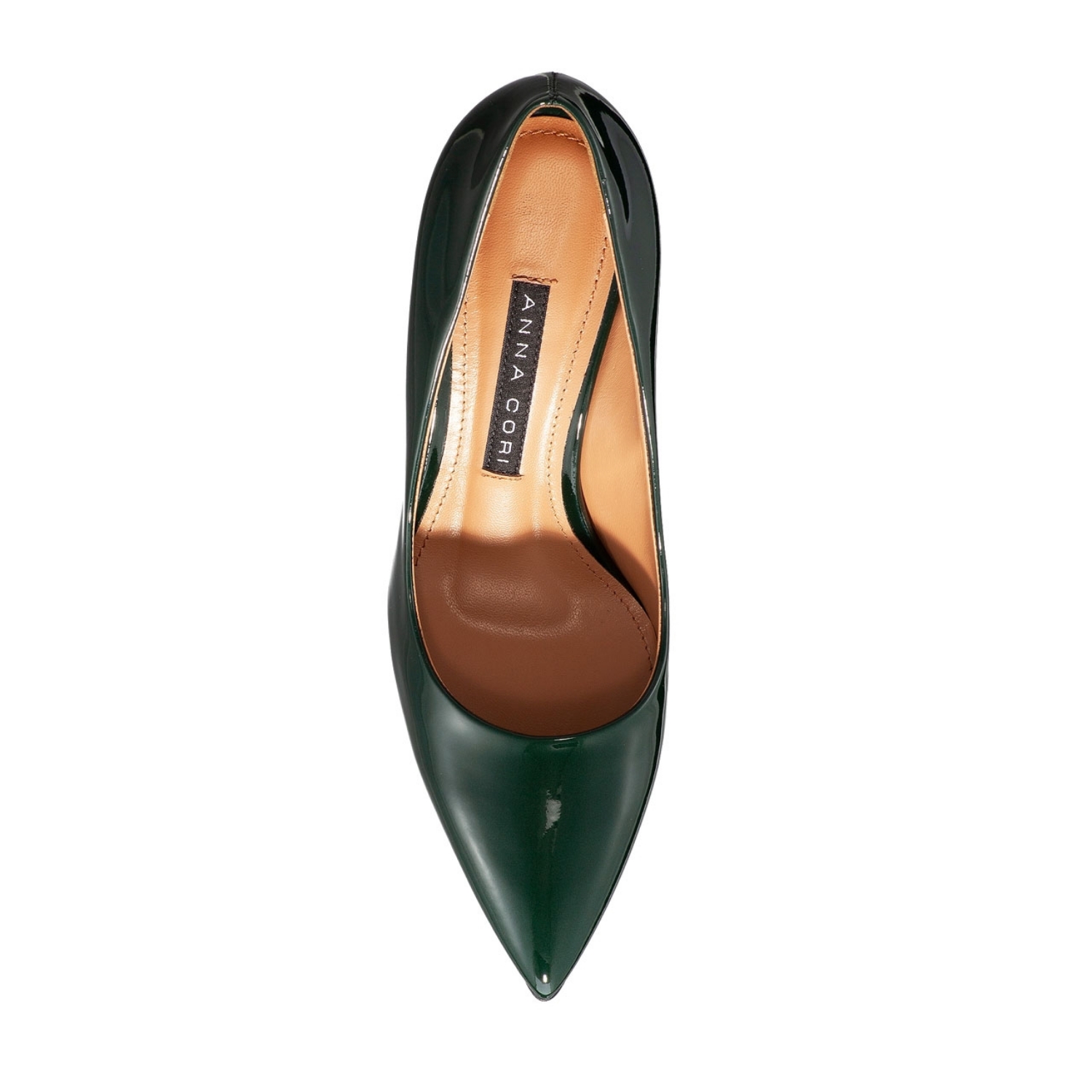 Imagine Pantofi eleganti dama 4416 Vernice Verde