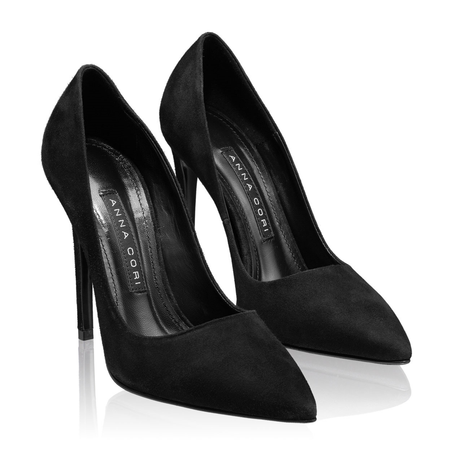 Imagine Pantofi eleganti dama 5597 Camoscio Negru