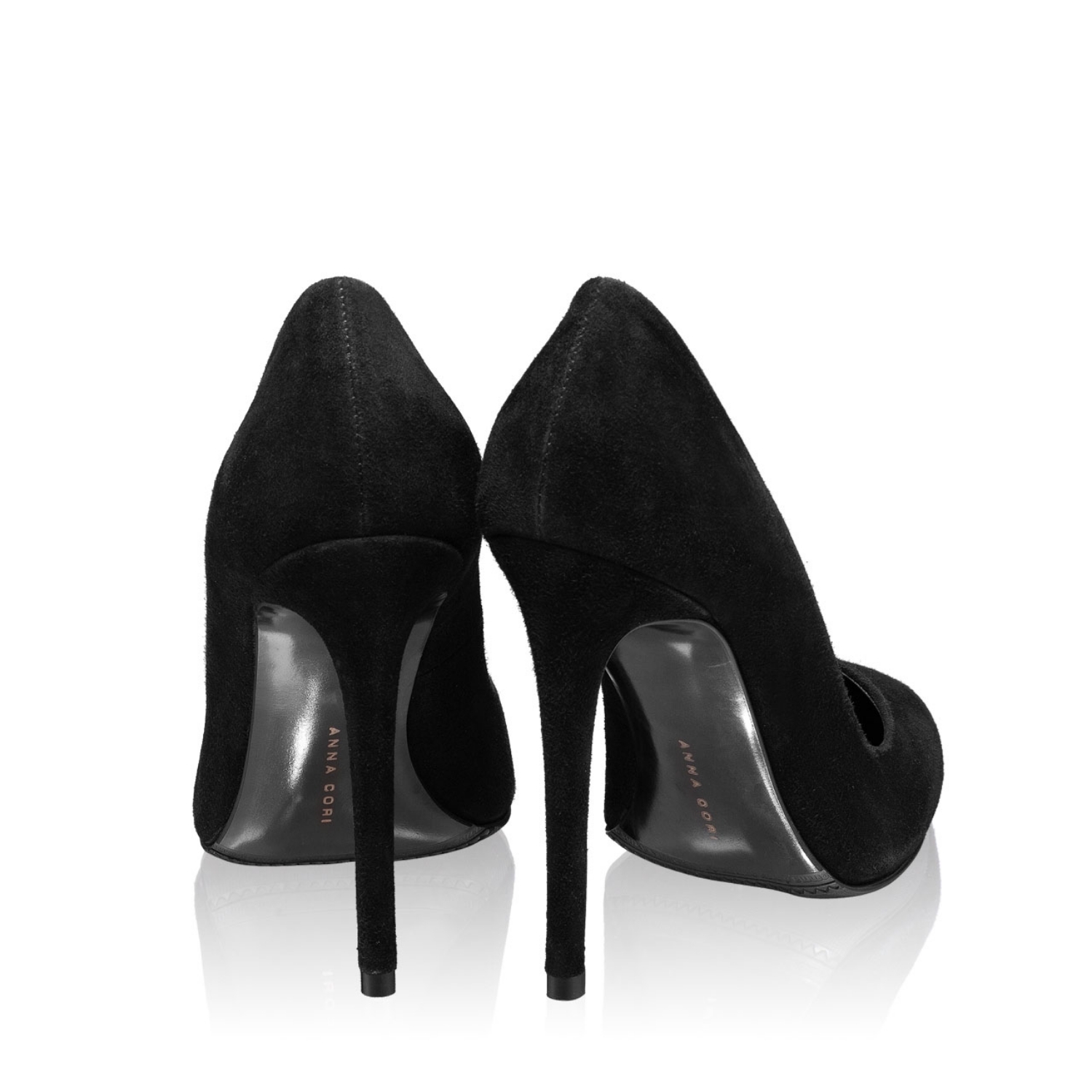 Imagine Pantofi eleganti dama 5597 Camoscio Negru