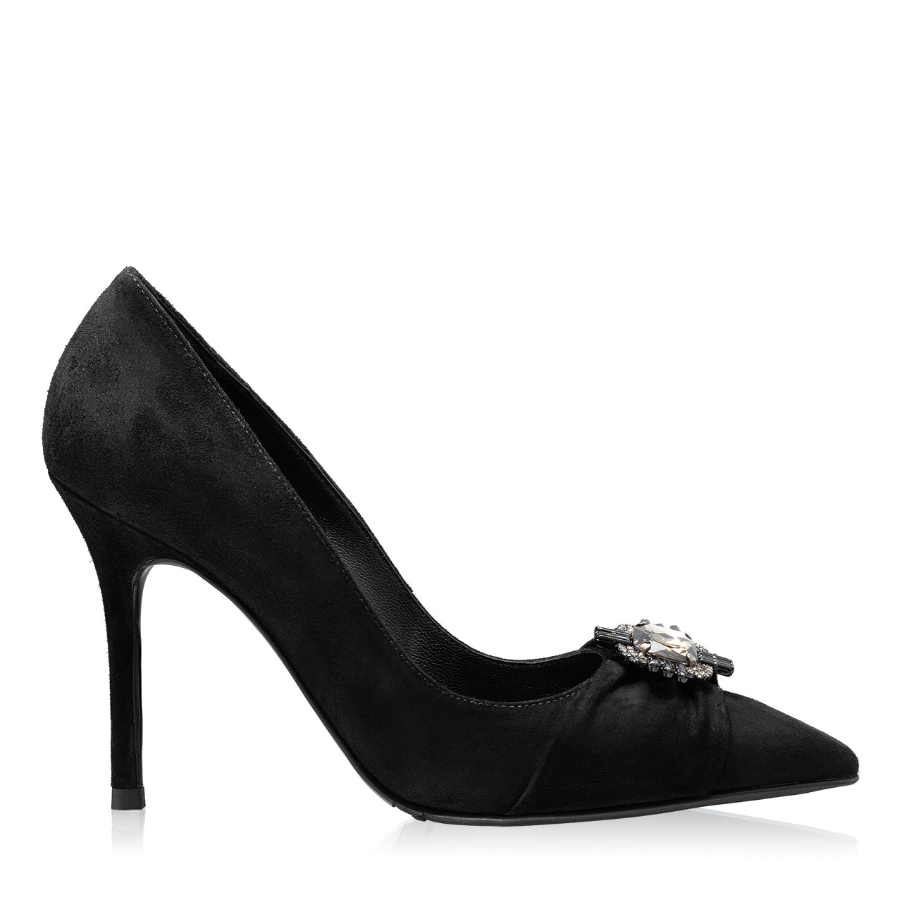 Imagine Pantofi eleganti dama 5622 Camoscio Negru