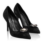 Imagine Pantofi eleganti dama 5622 Camoscio Negru