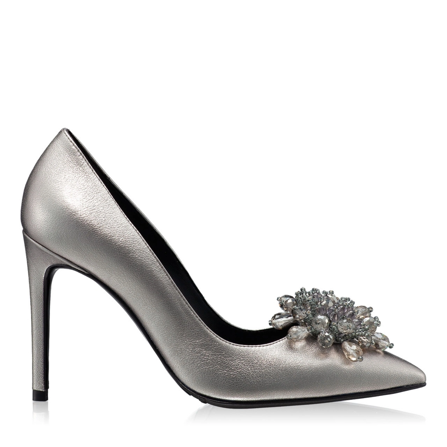 Imagine Pantofi eleganti dama 5623 Lamin Titanium