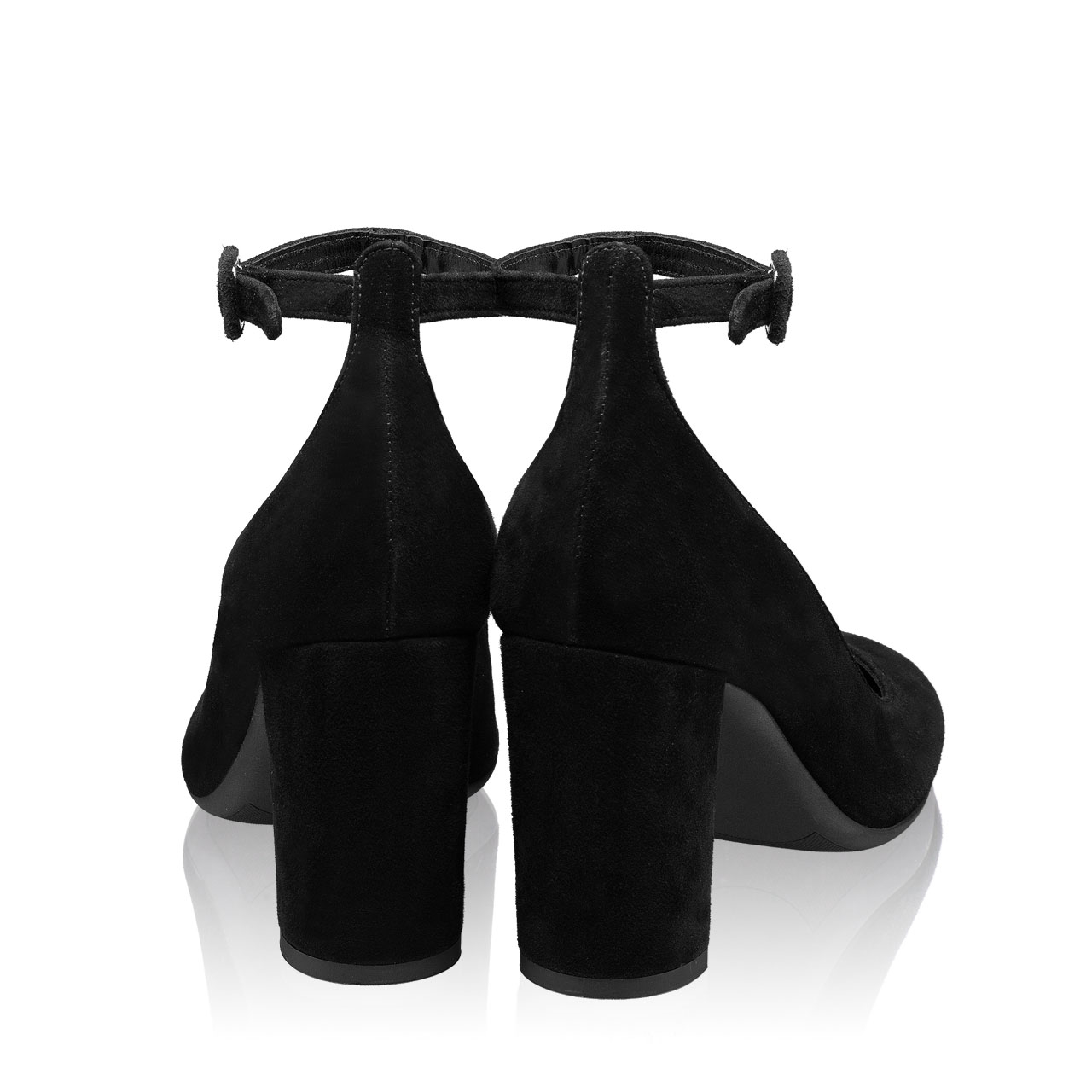 Imagine Pantofi Eleganti Dama 5633 Camoscio Negru
