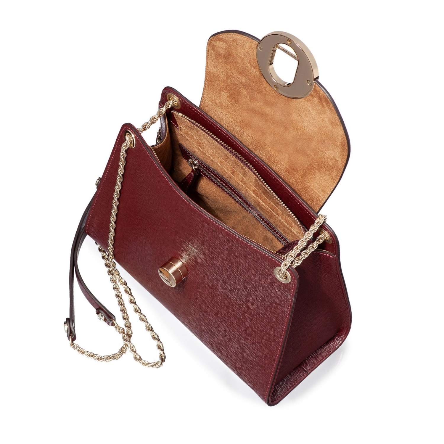 Imagine Geanta de umar CORA Vit Stamp Bordo