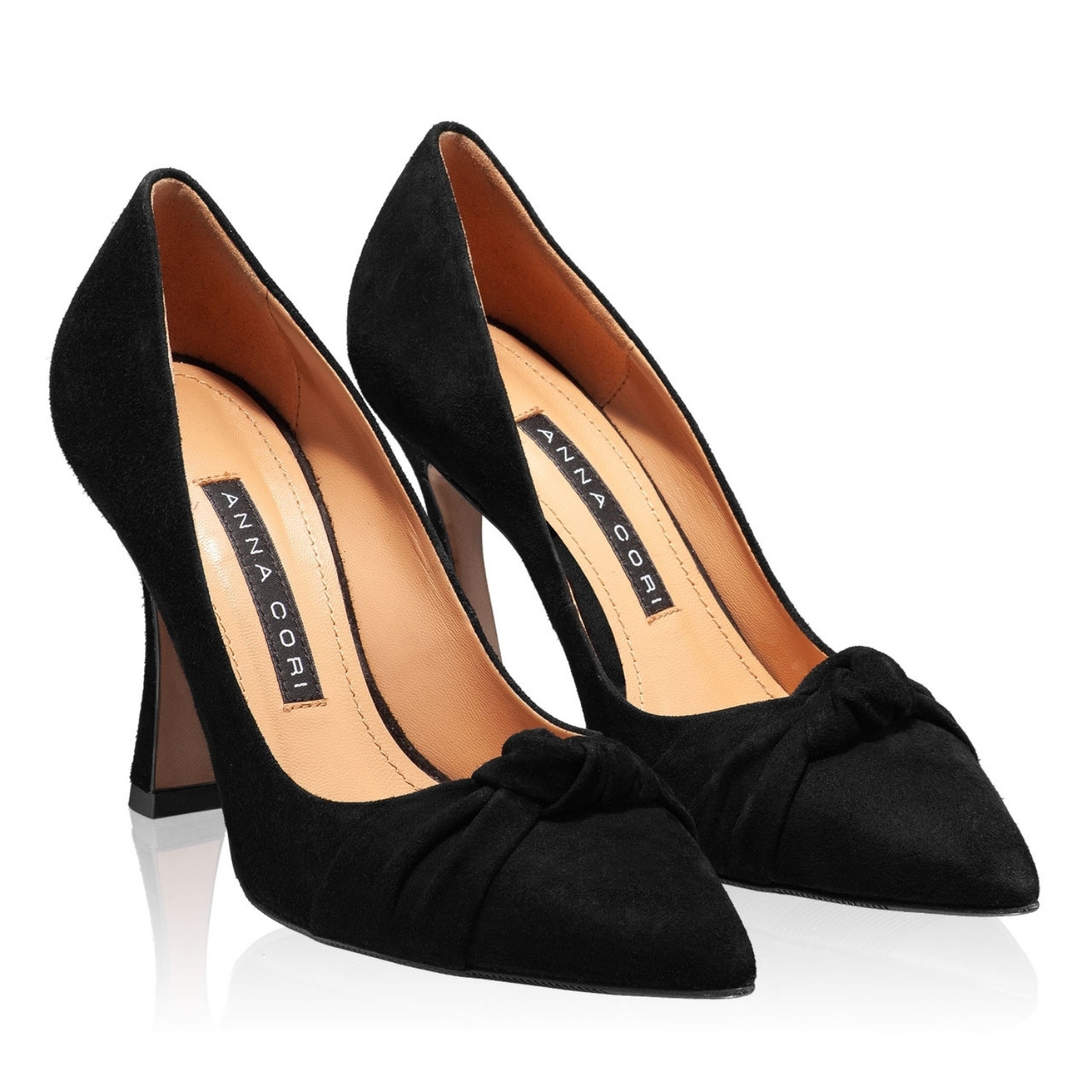 Imagine Pantofi eleganti dama 5902 Camoscio Negru