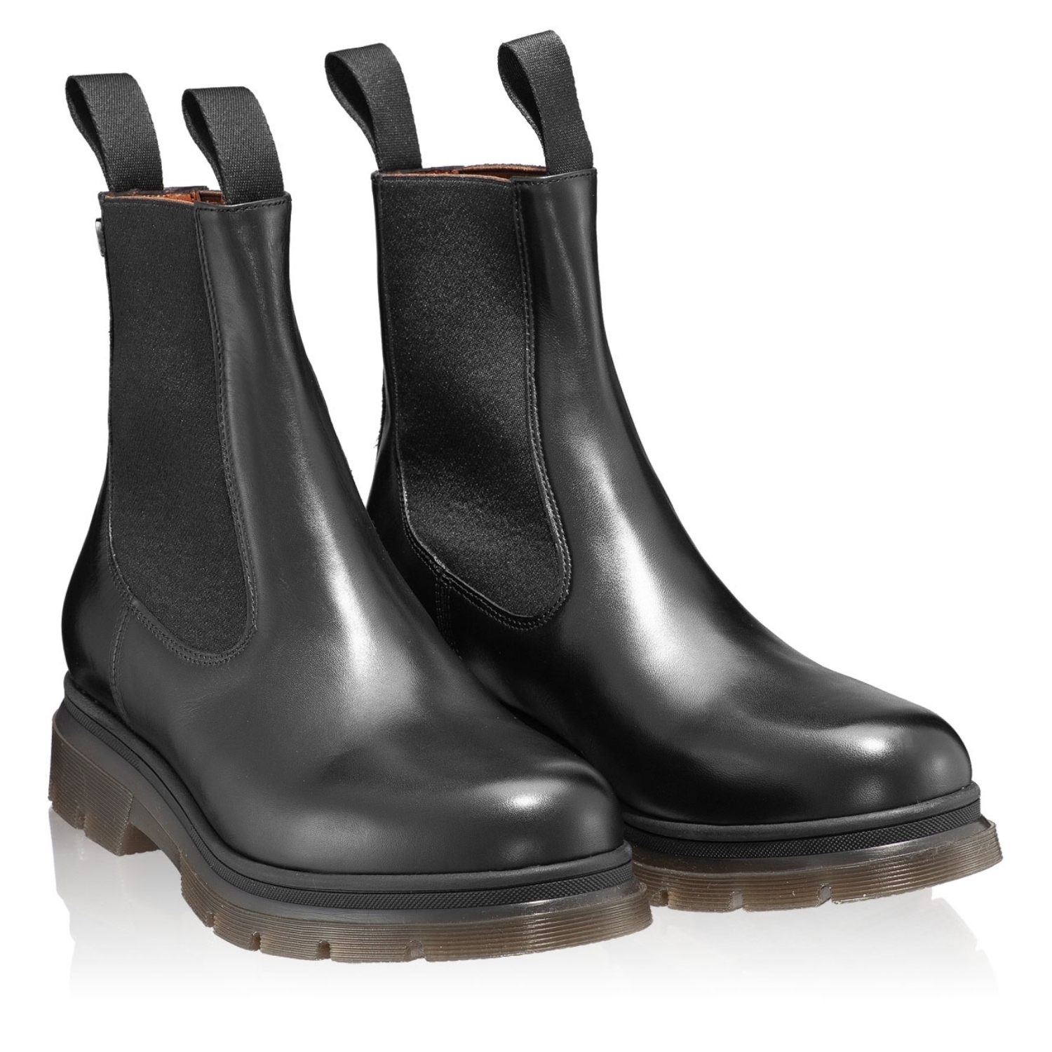 Imagine Ghete Dama 7104 Vitello Negru