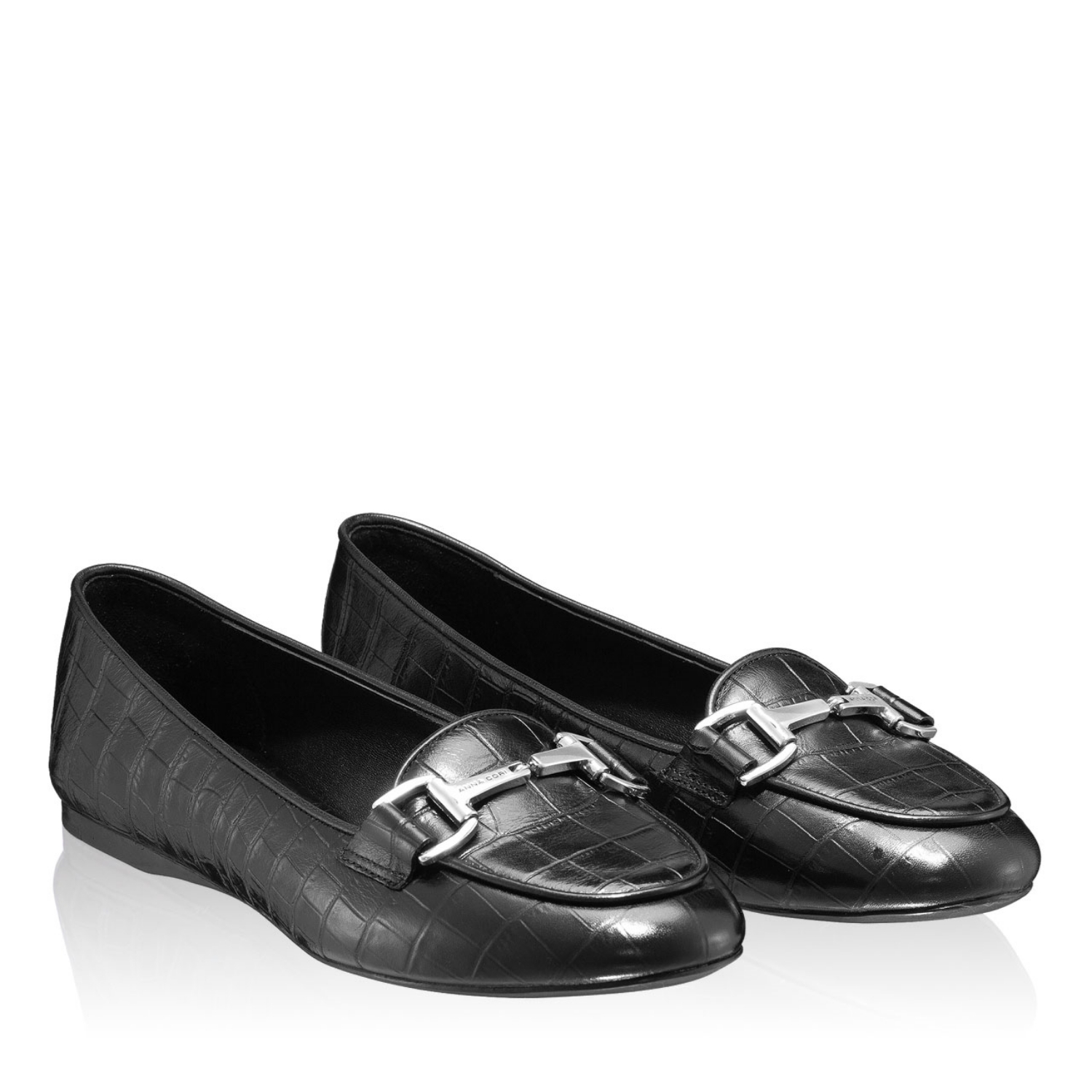 Imagine Balerini Dama 5543 Croco Negru