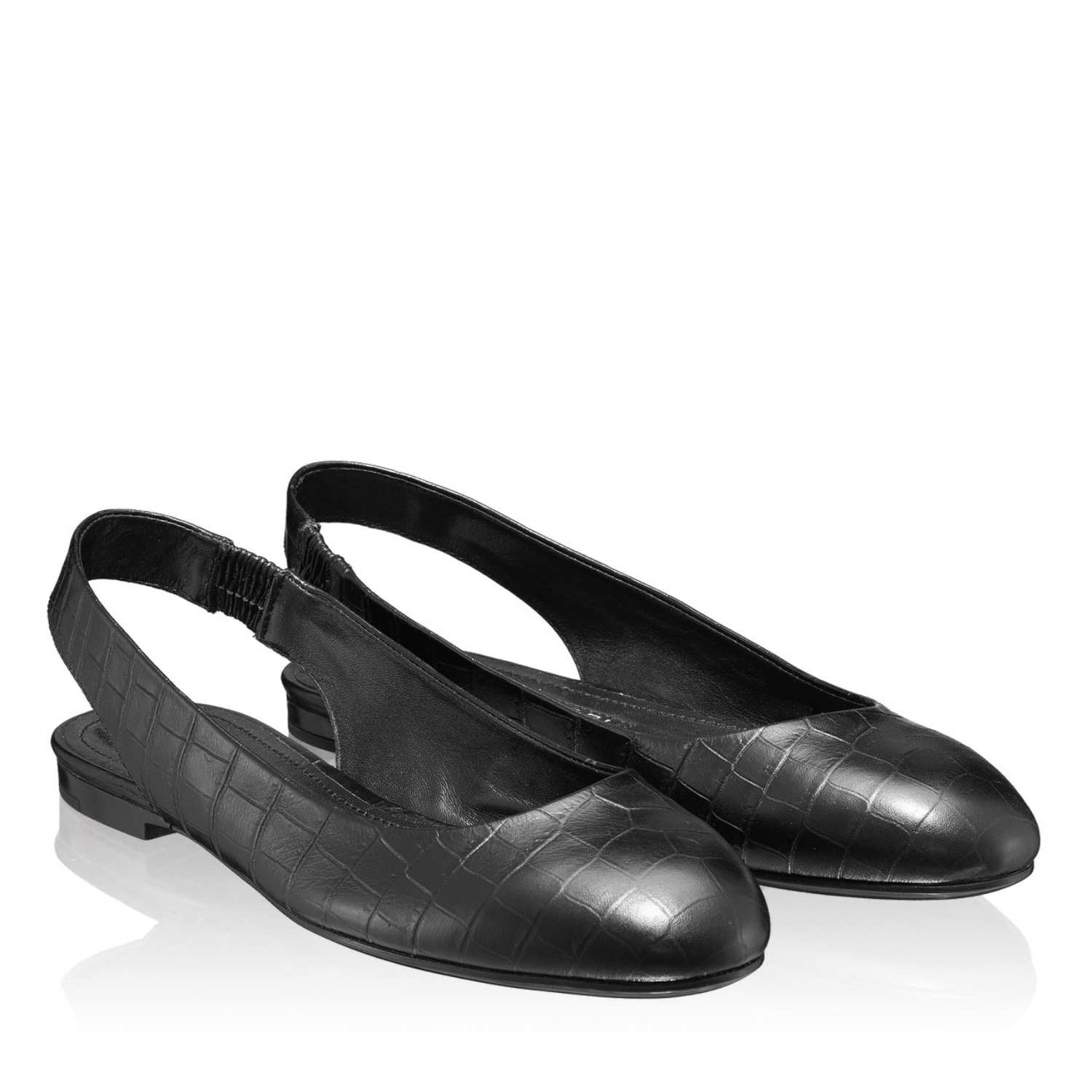 Imagine Balerini Dama 5545 Croco Negru