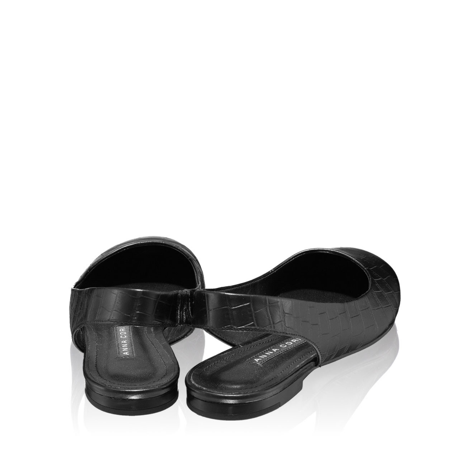 Imagine Balerini Dama 5545 Croco Negru