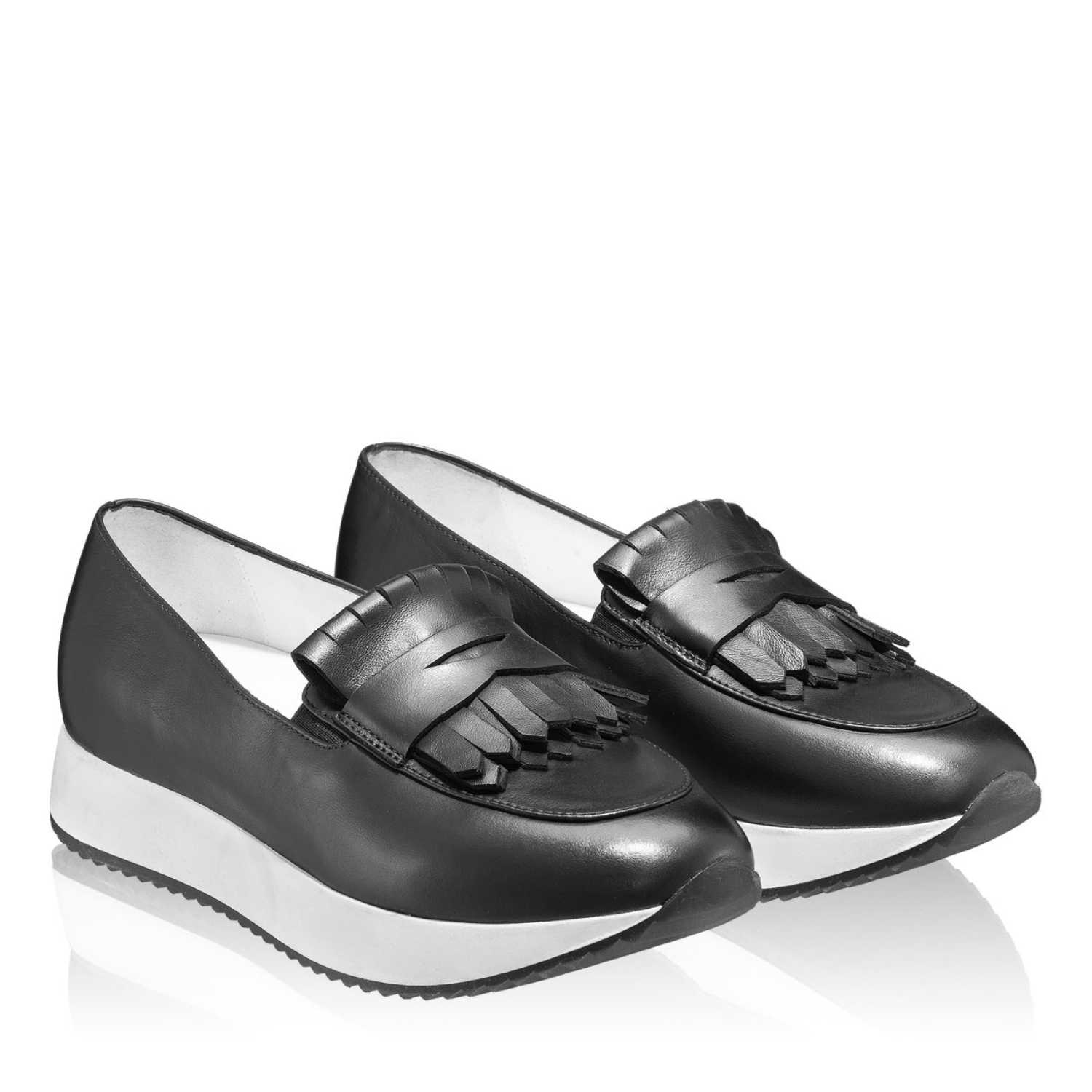 Imagine Pantofi Casual 7112 Vitello Negru