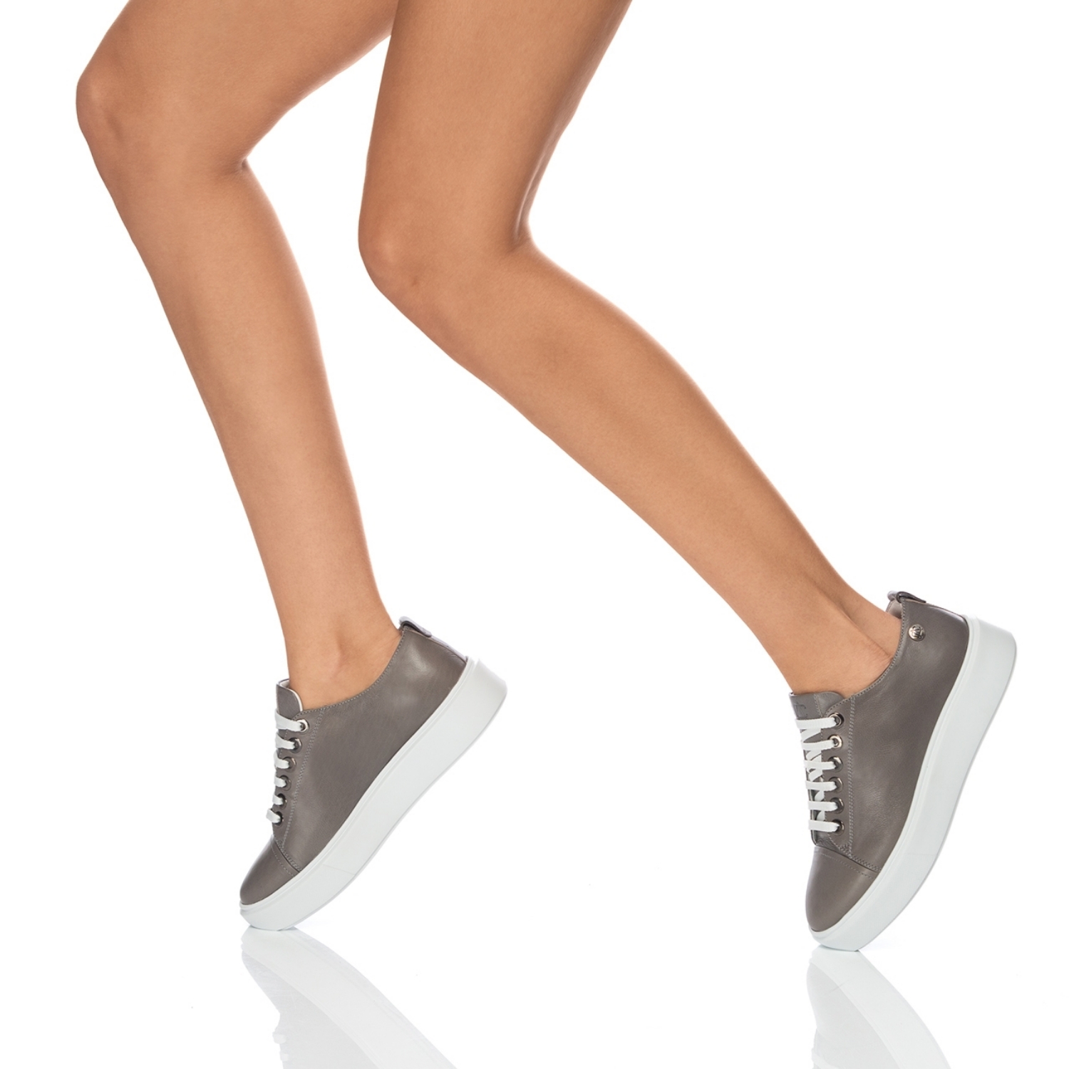 Imagine Pantofi Sport Dama 6962 Vitello Gri