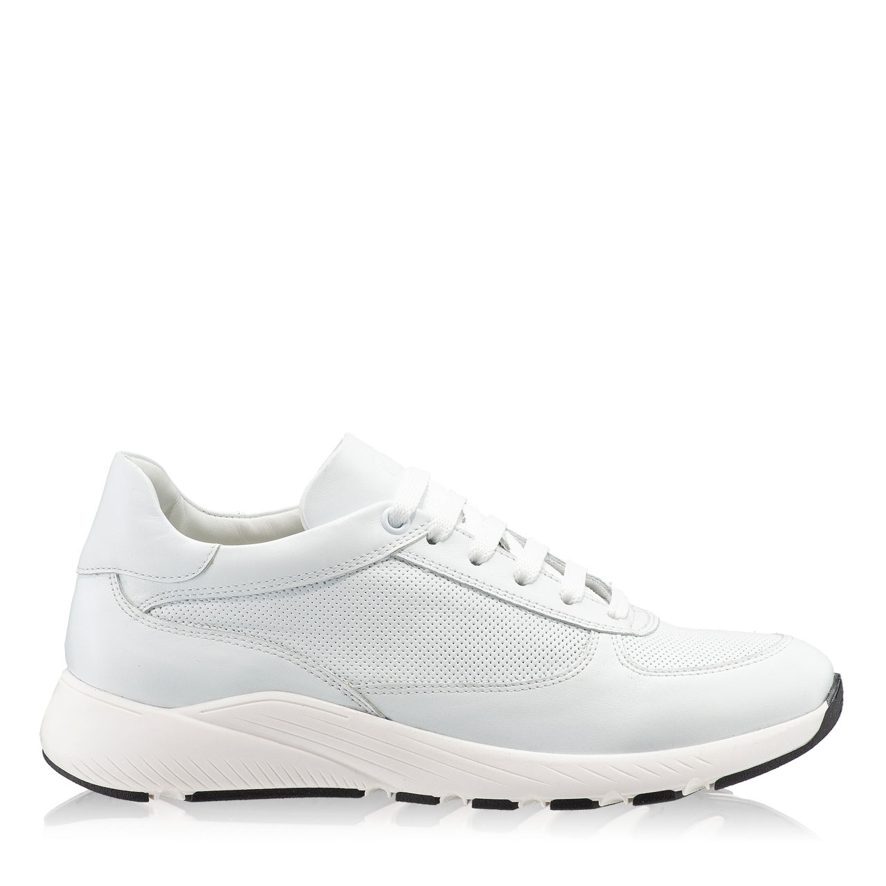 Pantofi Sport 7115 Vitello Bianco