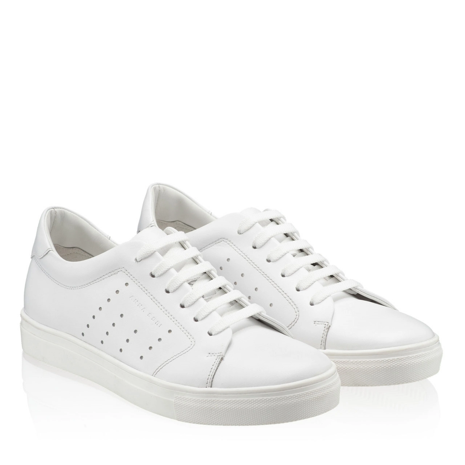 Imagine Pantofi Sport Dama 7118 Vitello Bianco