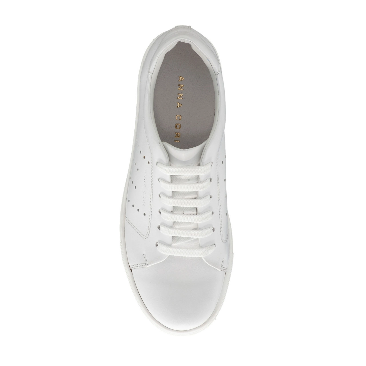 Imagine Pantofi Sport Dama 7118 Vitello Bianco