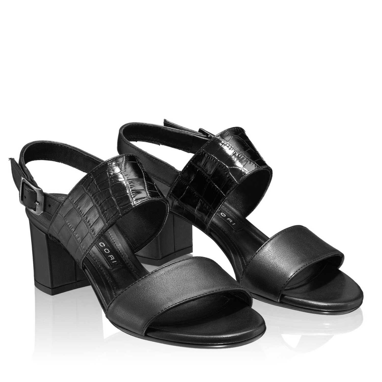 Picture of 5727 Vit+Croco Negru