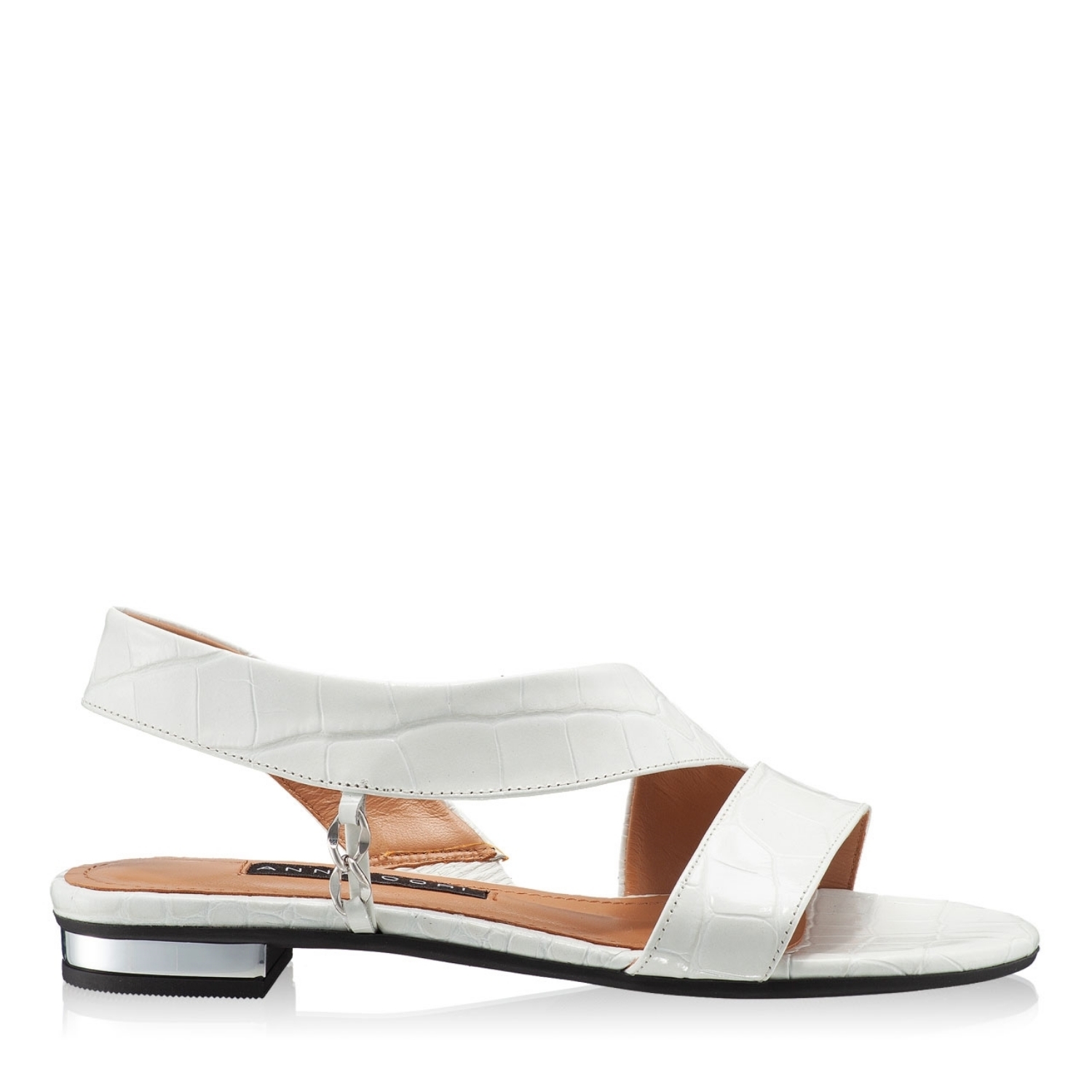 Imagine Sandale Dama 5840 Croco Alb