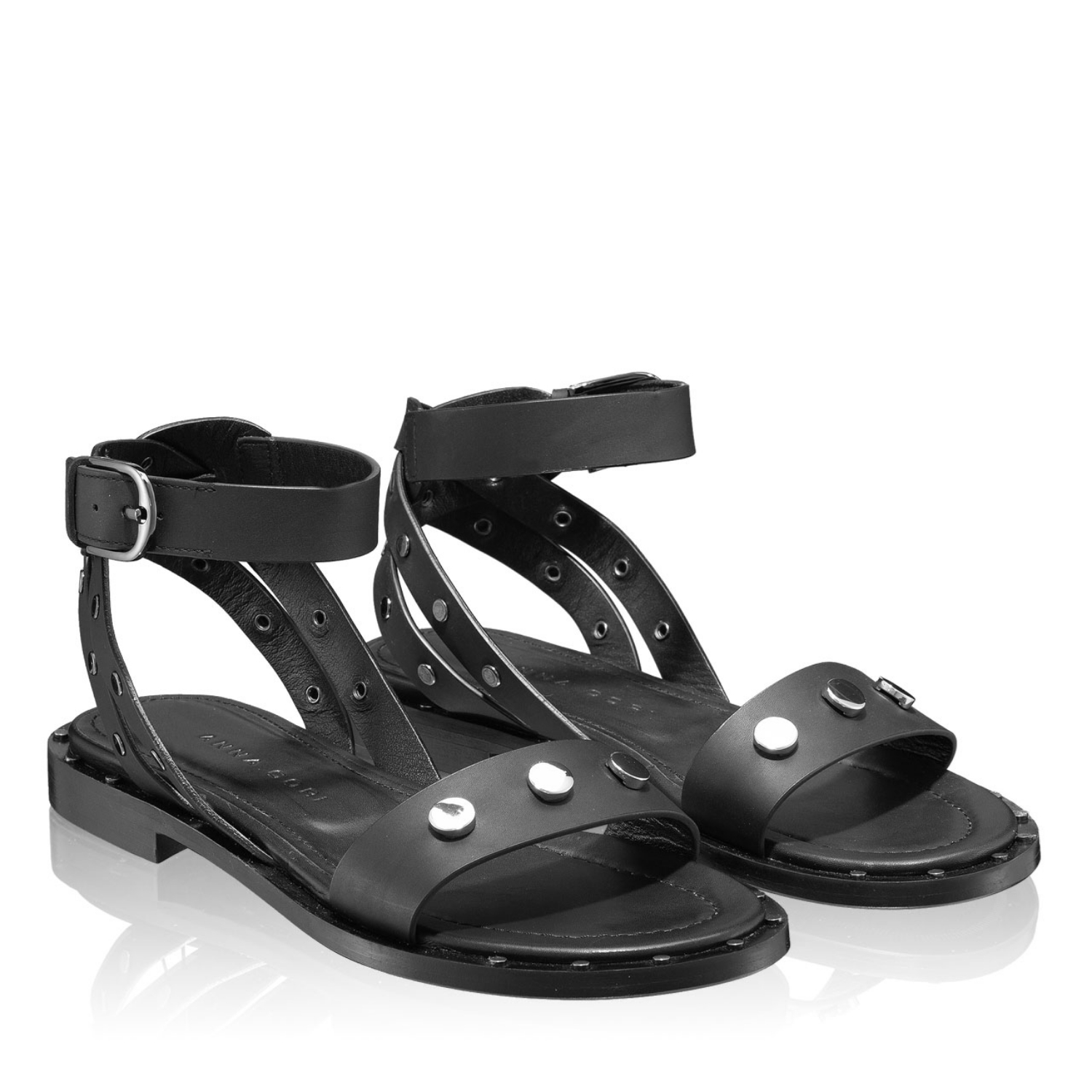 Imagine Sandale Dama 5846 Vitello Negru