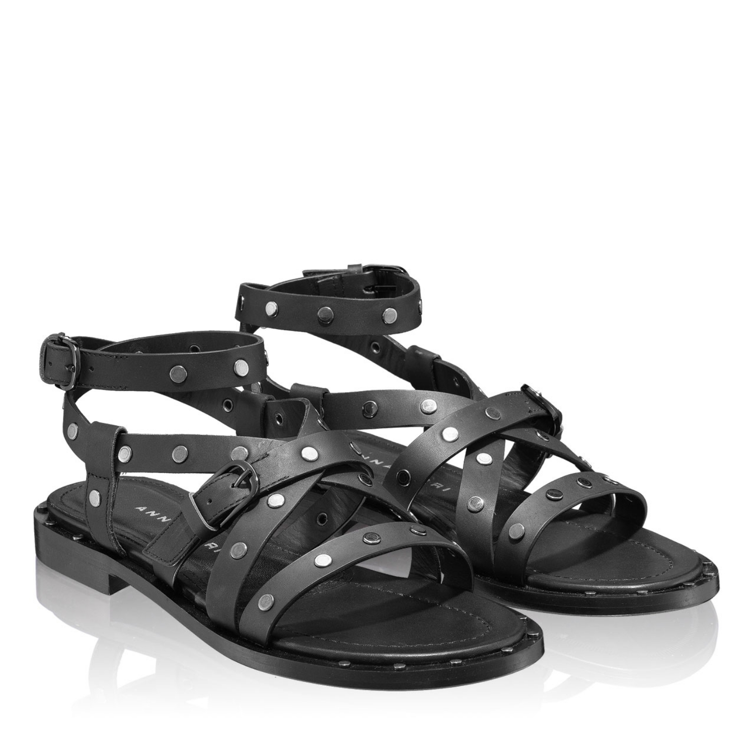 Imagine Sandale Dama 5849 Vitello Negru