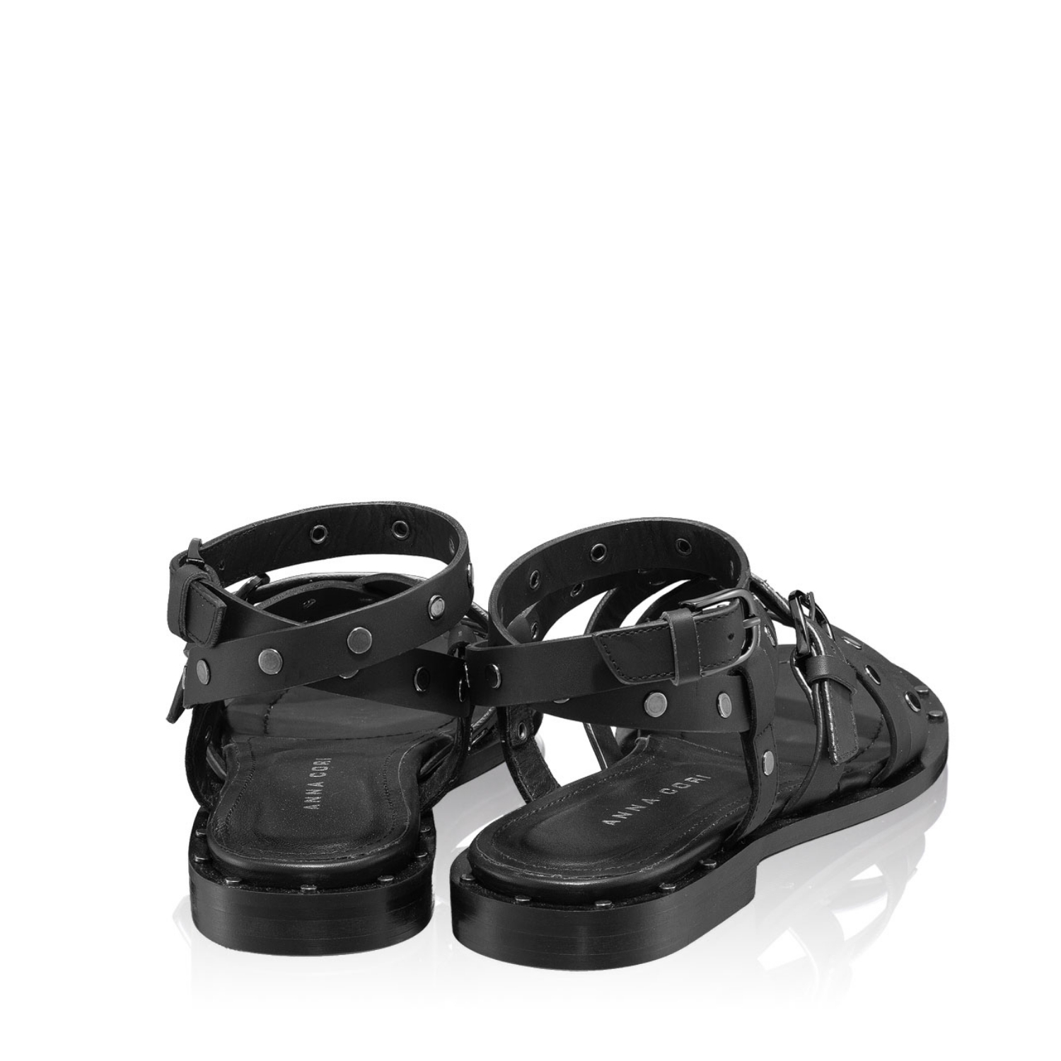 Imagine Sandale Dama 5849 Vitello Negru