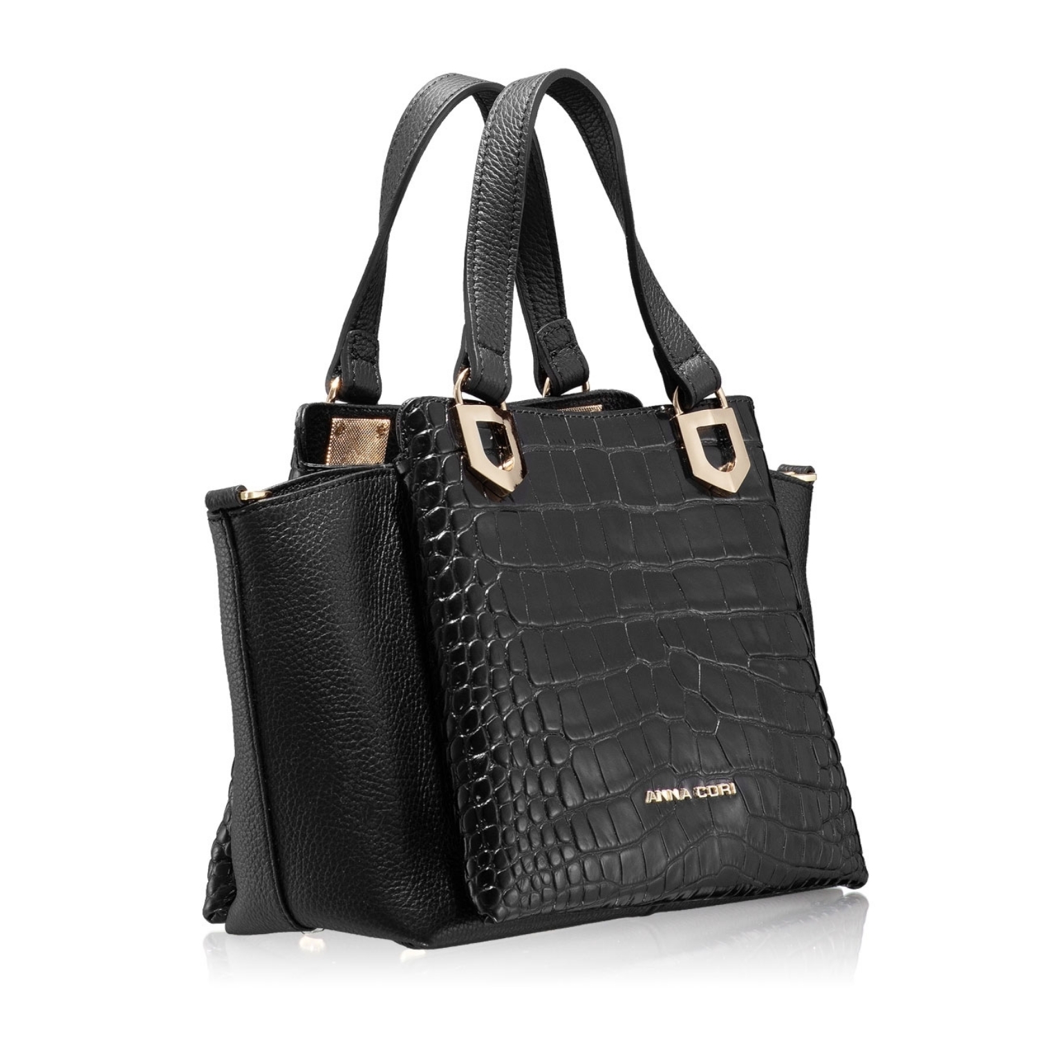 Imagine FANCY BOTT+CROCO NEGRU