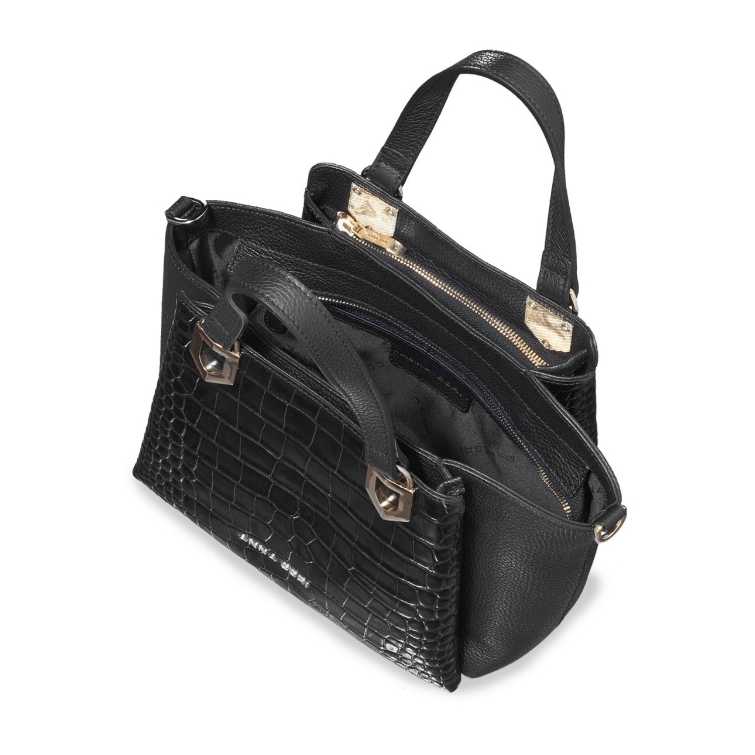 Imagine FANCY BOTT+CROCO NEGRU