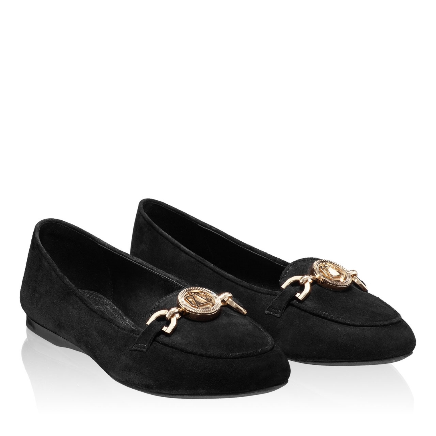 Imagine Balerini Dama 5928 Camoscio Negru